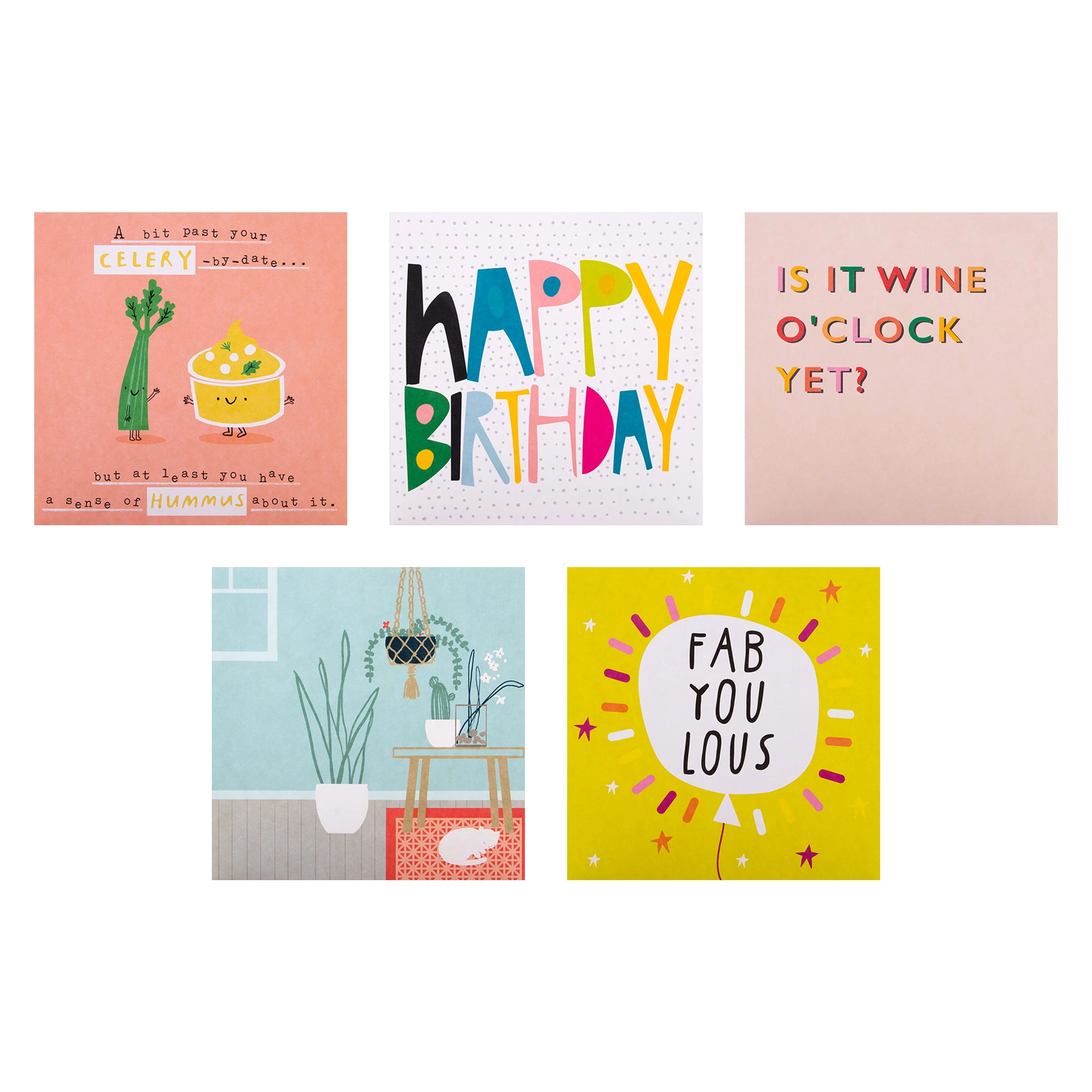 Birthday and Blank Cards - Multipack of 20 in 20 Contemporary Designs - Image 6