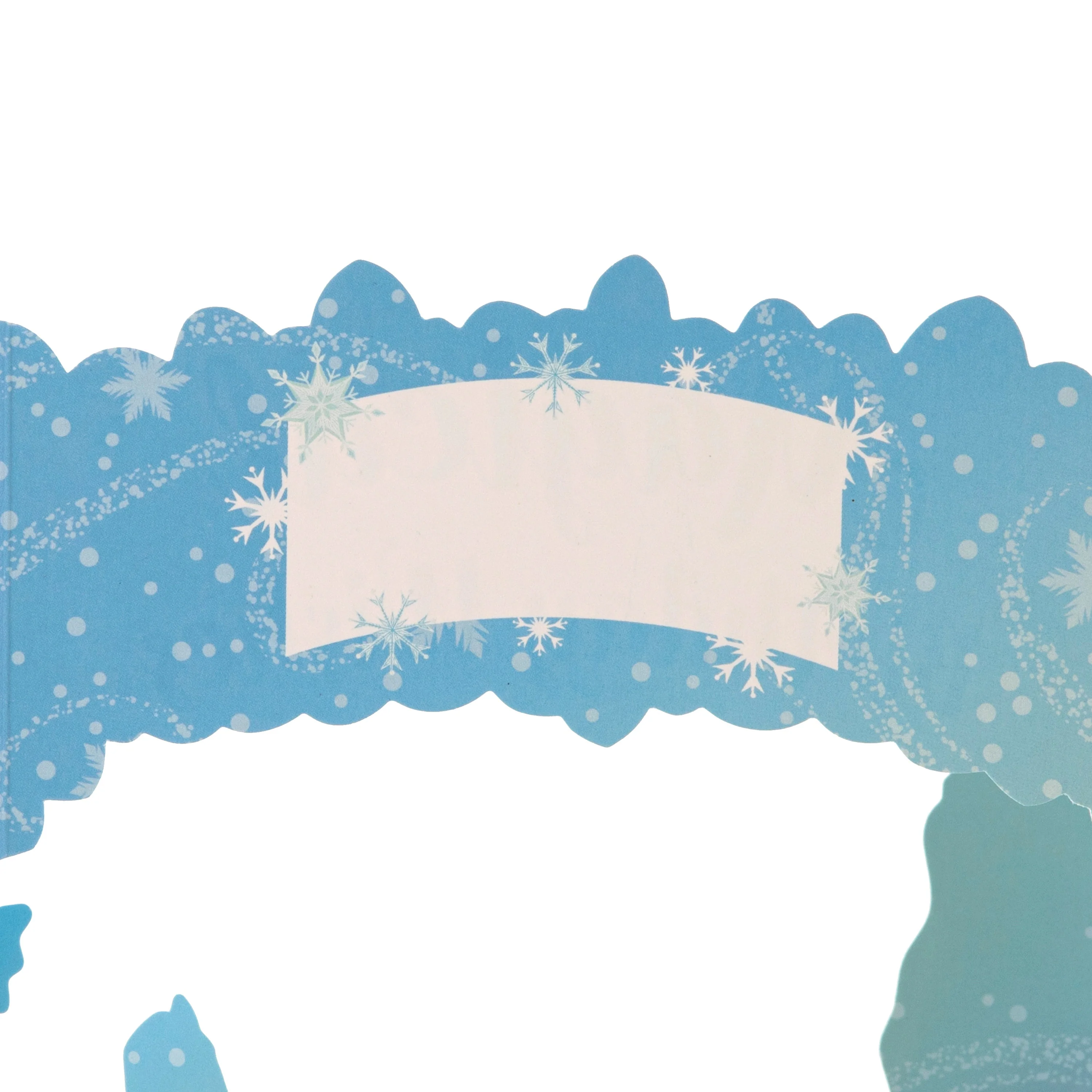 Birthday Card - 3D Blue Disney Frozen Design - Image 4