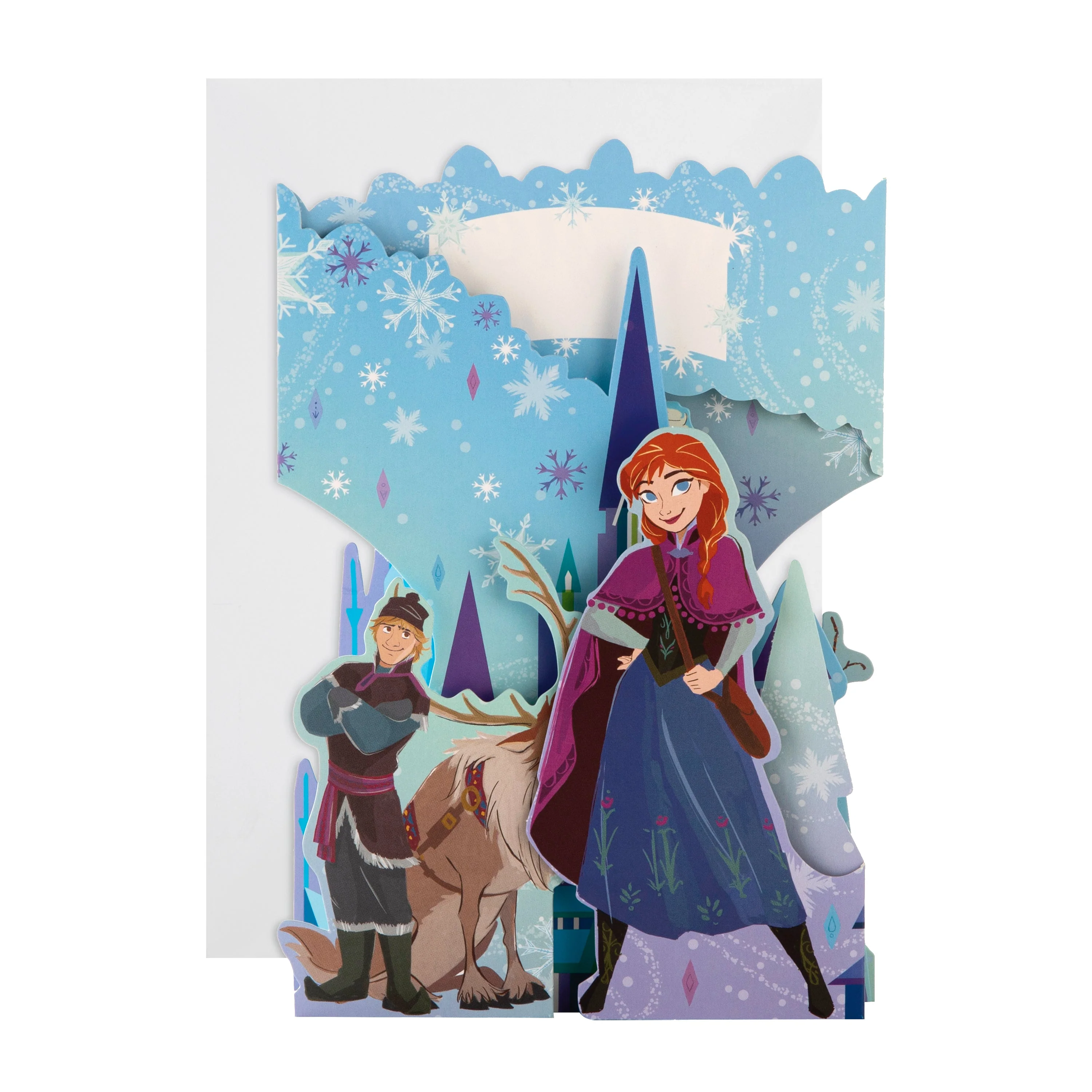 Birthday Card - 3D Blue Disney Frozen Design - Image 6