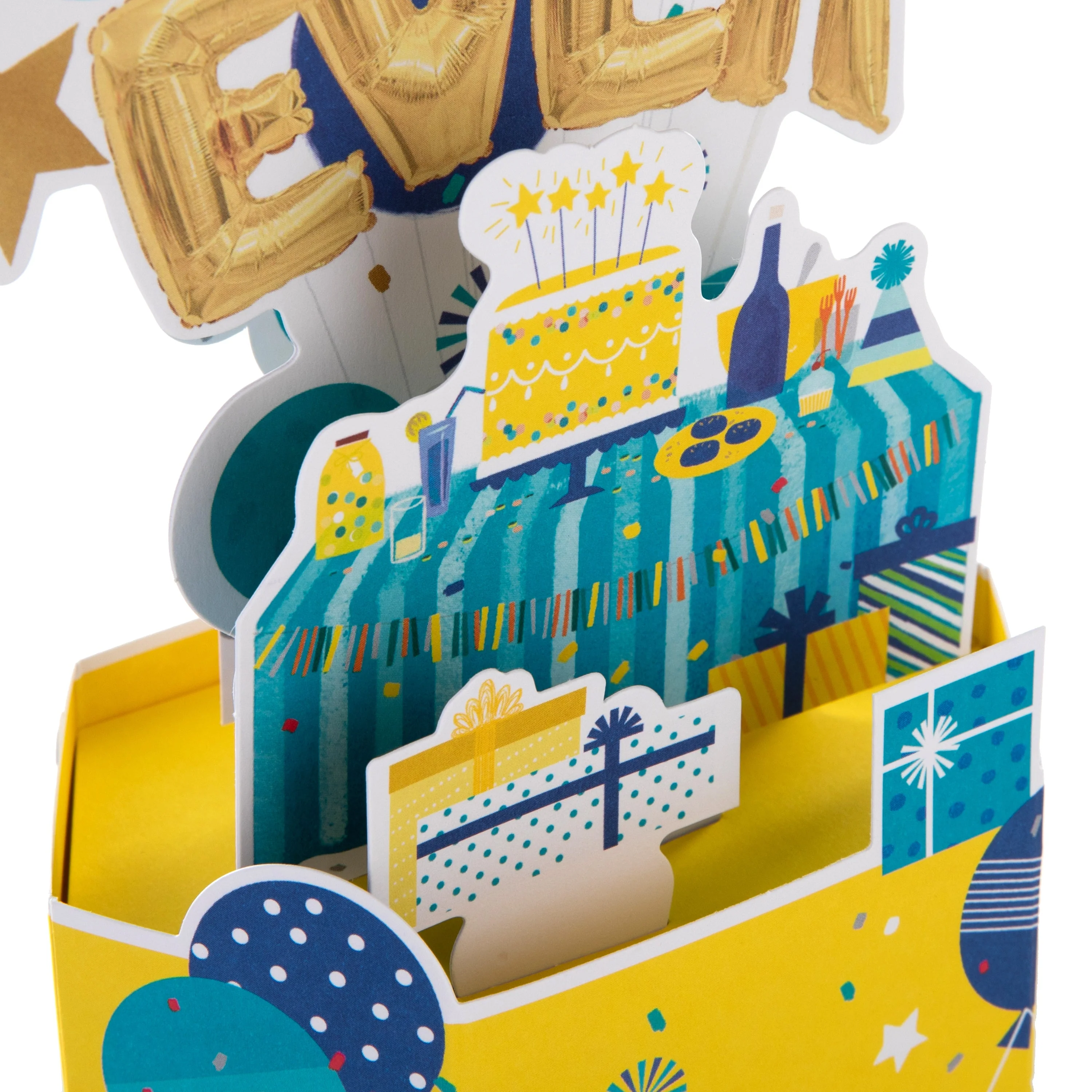 Birthday Card - 3D Pop-Up Celebration Banner Design - Image 4