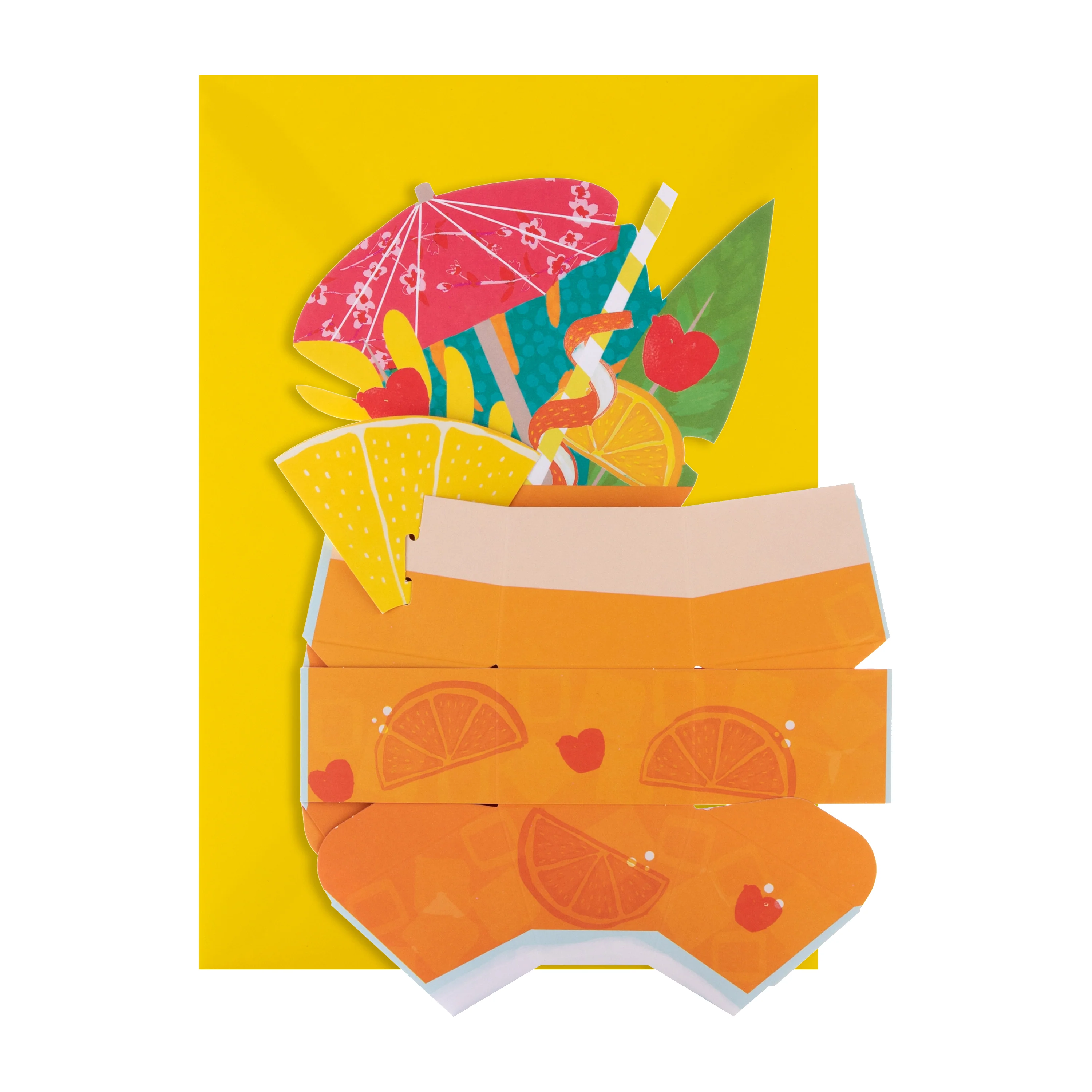 Birthday Card - 3D Pop-Up Cocktail Design - Image 4