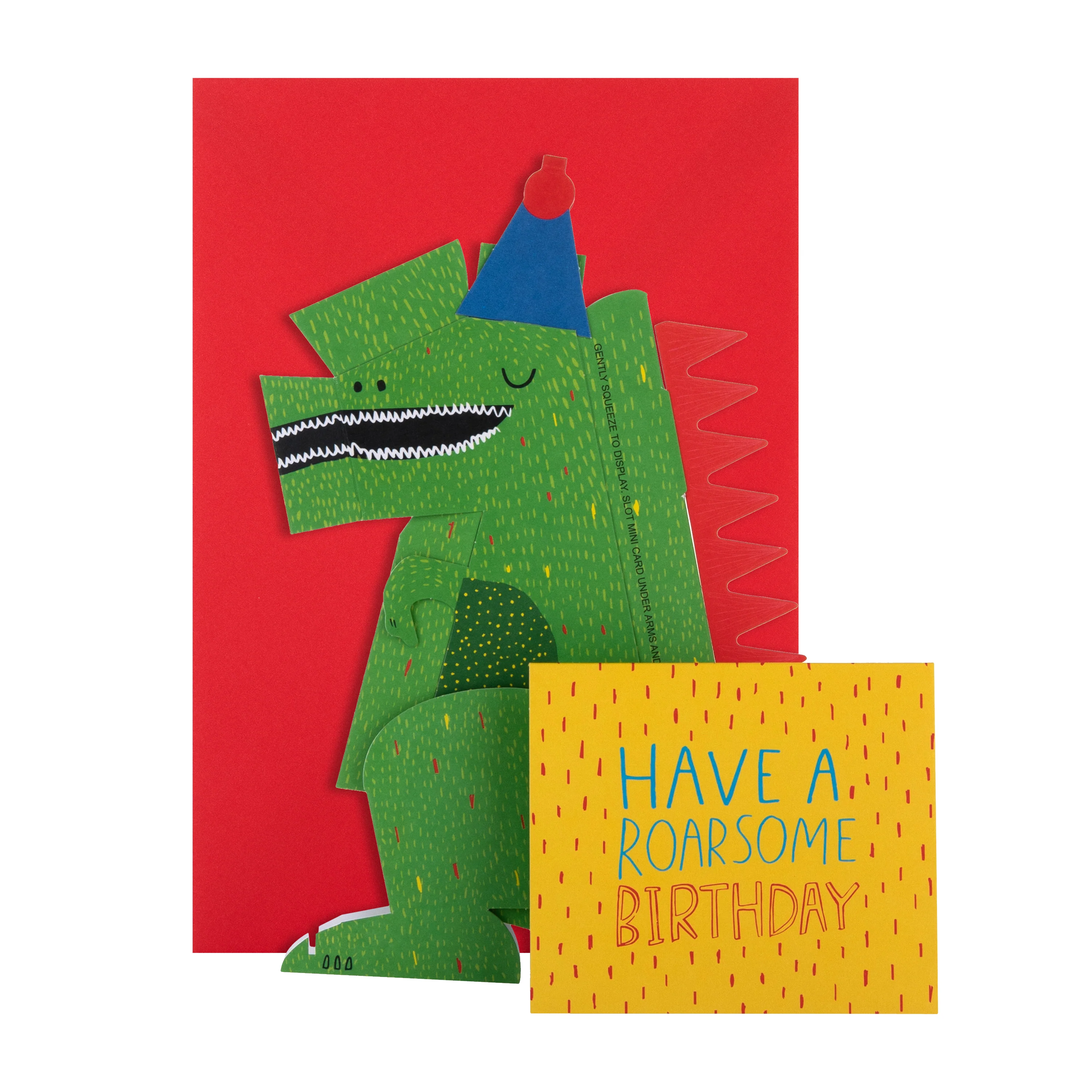 Birthday Card - 3D Pop-Up Dinosaur Design - Image 3
