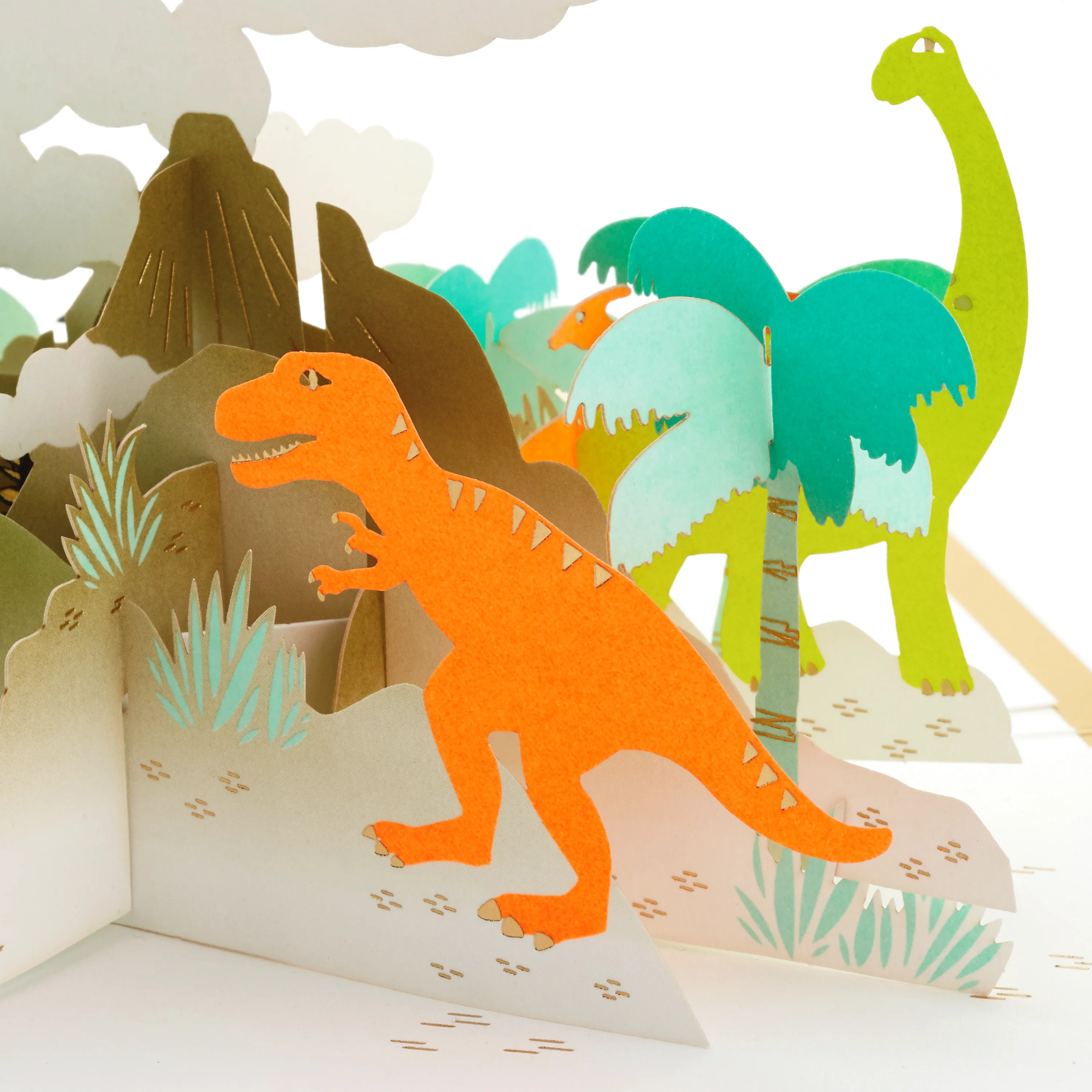Birthday Card - 3D Pop Up Dinosaurs Design - Image 4