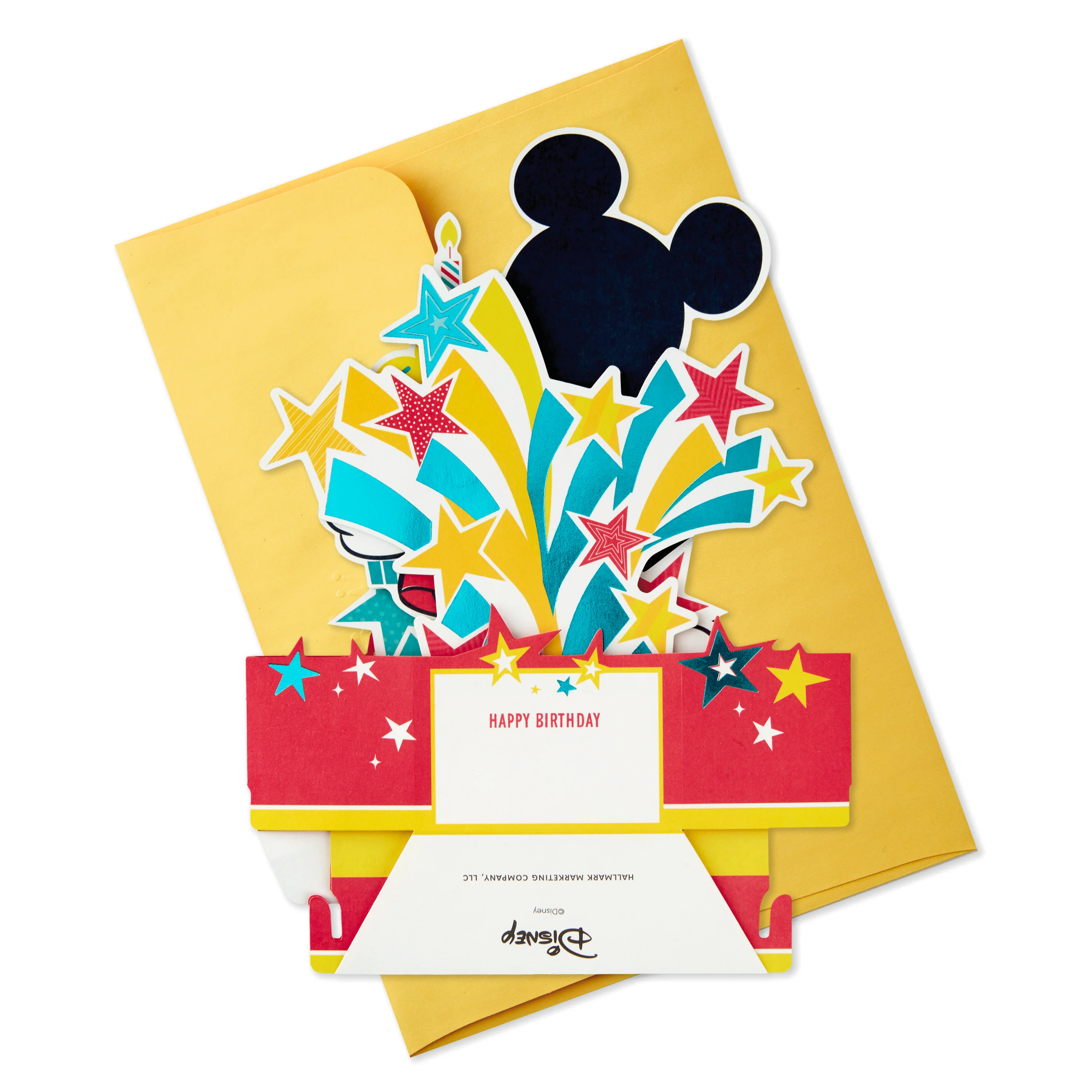 Birthday Card - 3D Pop Up Disney Mickey Mouse & Cupcake Design - Image 7