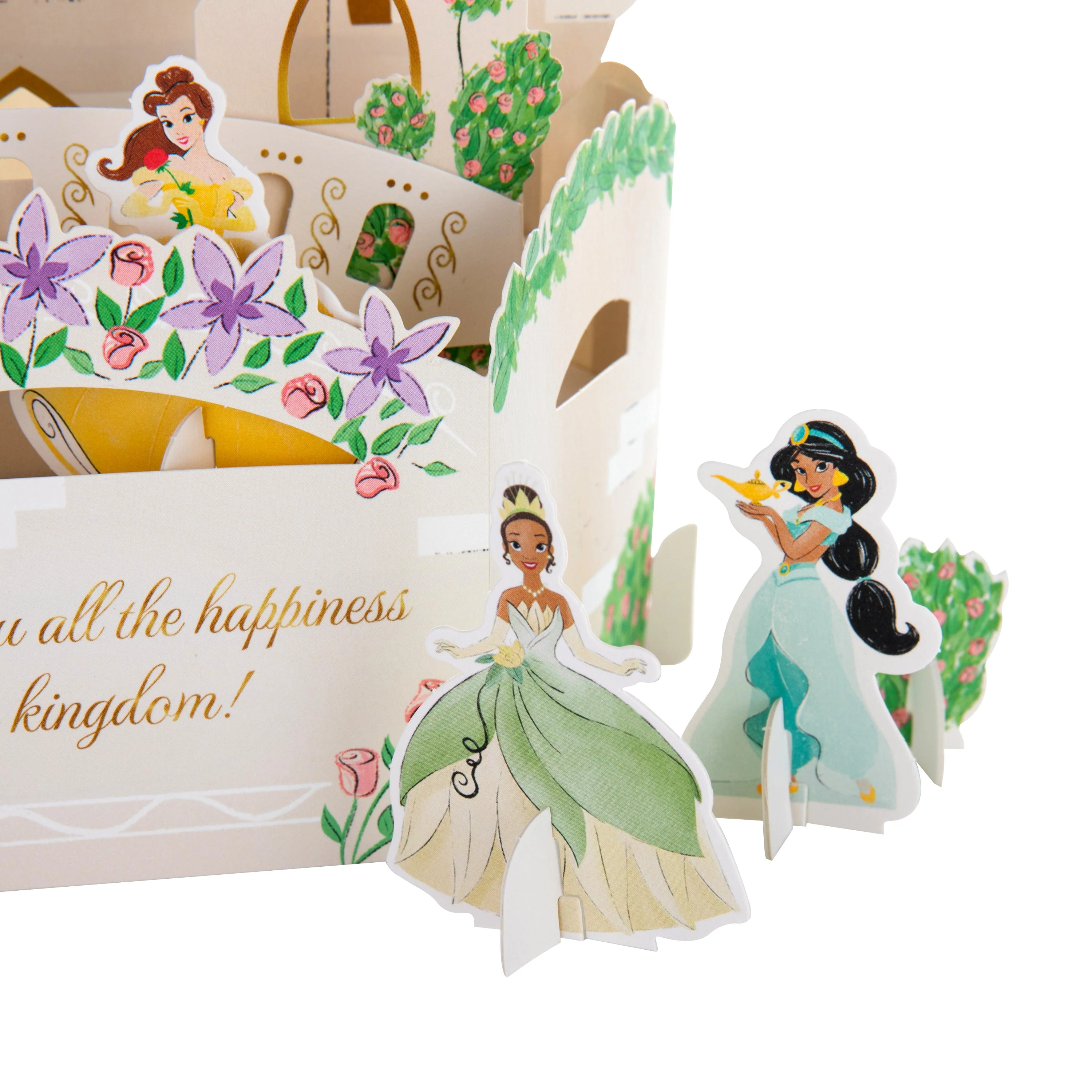 Birthday Card - 3D Pop Up Disney Princesses Design - Image 3