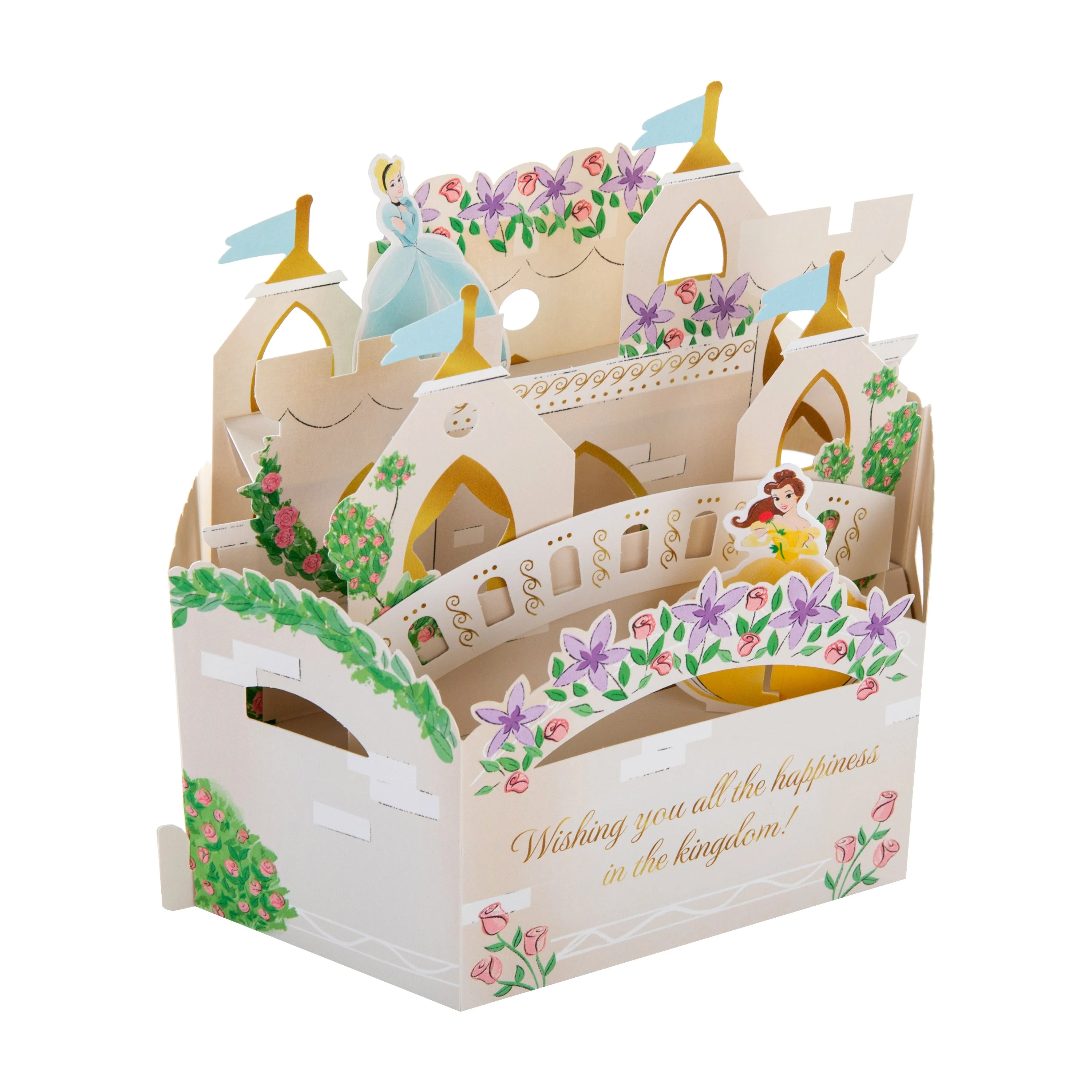 Birthday Card - 3D Pop Up Disney Princesses Design - Image 6