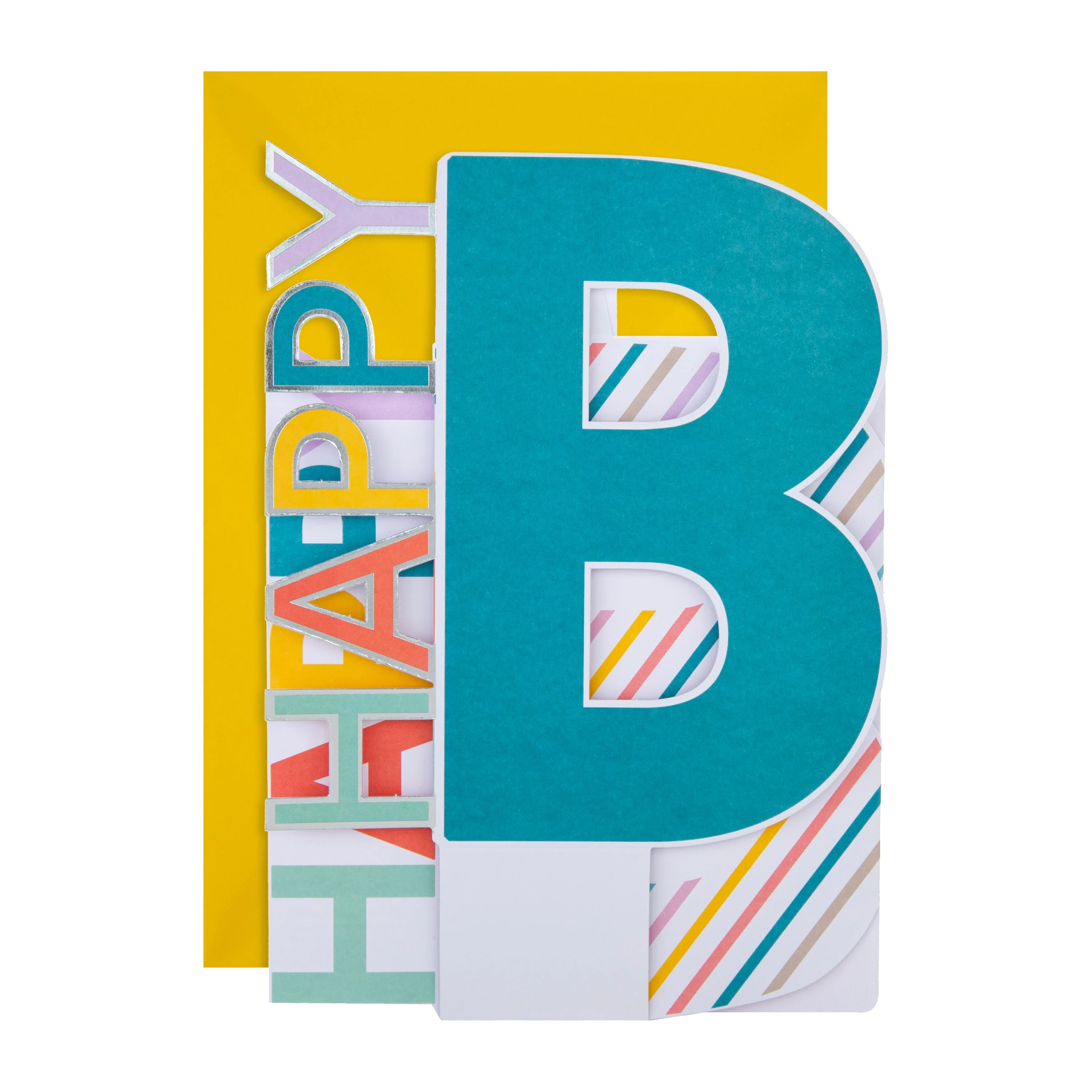 Birthday Card - 3D Pop Up Letters Design - Image 2