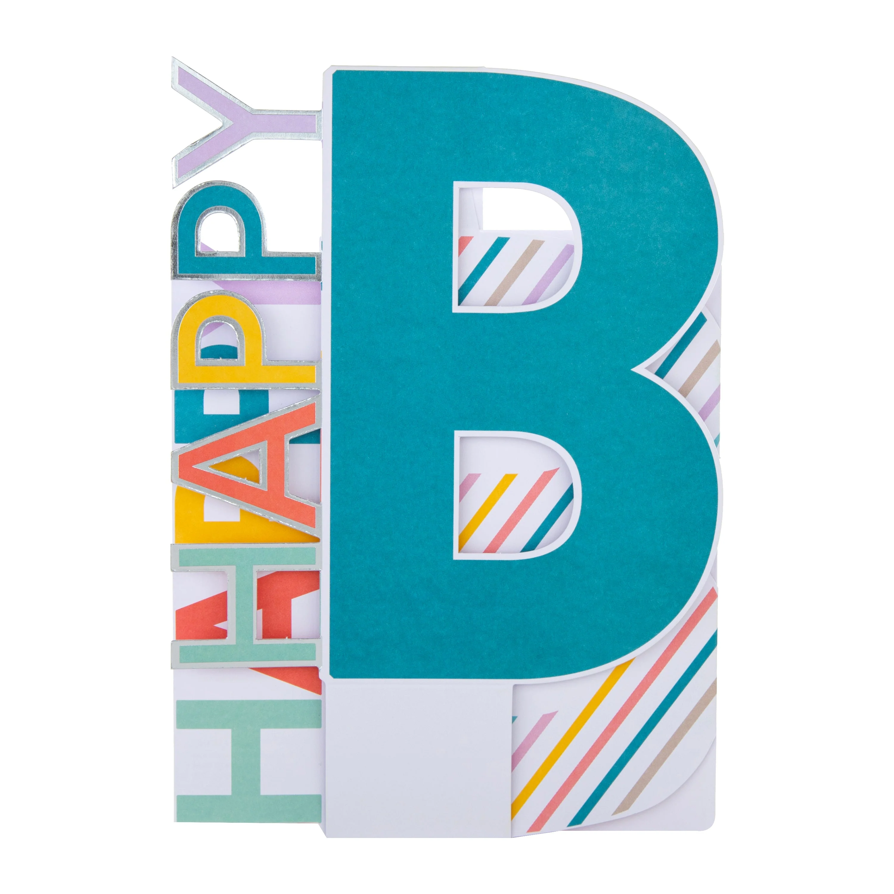 Birthday Card - 3D Pop Up Letters Design - Image 3