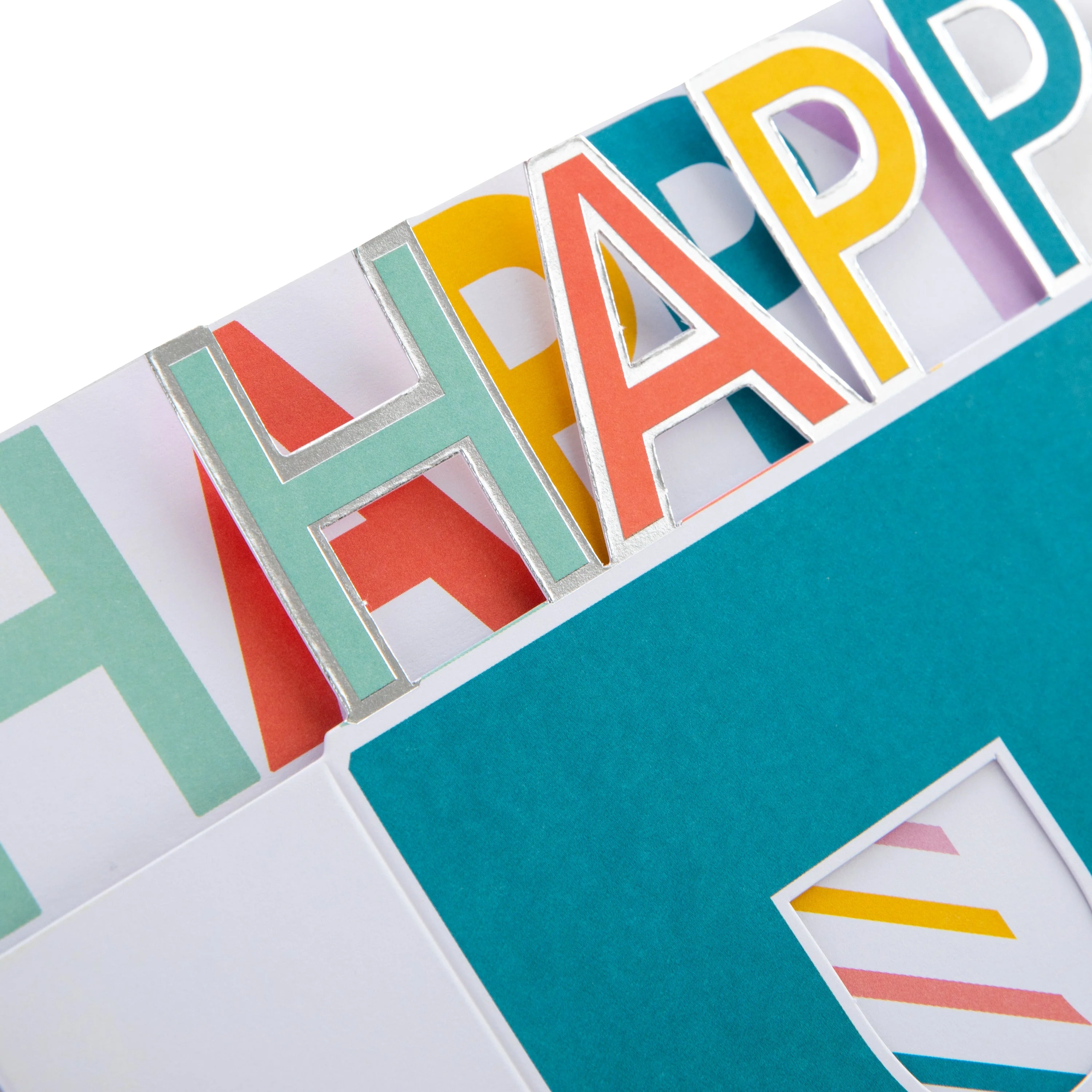 Birthday Card - 3D Pop Up Letters Design - Image 5