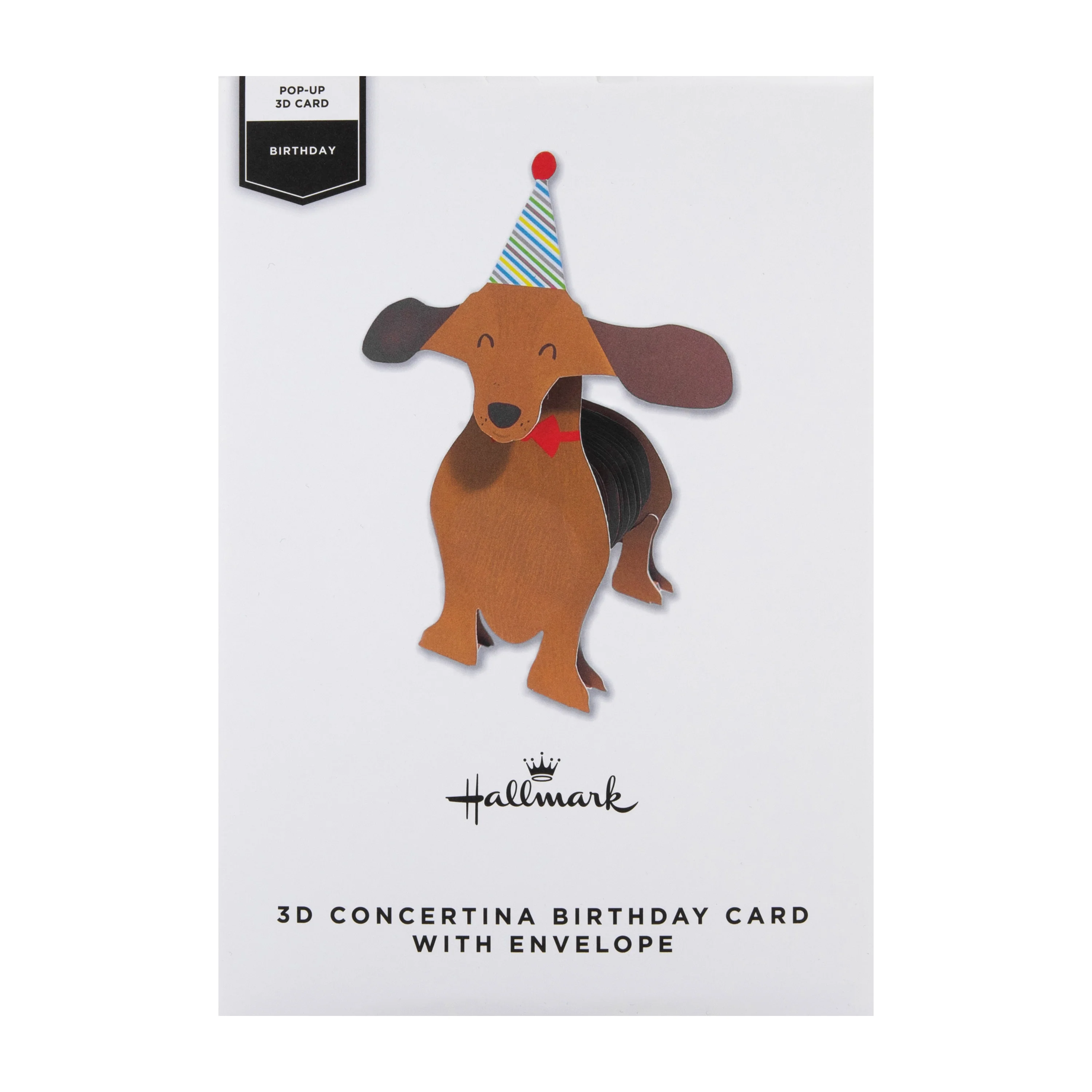 Birthday Card - 3D Pop-Up Sausage Dog Design - Image 7