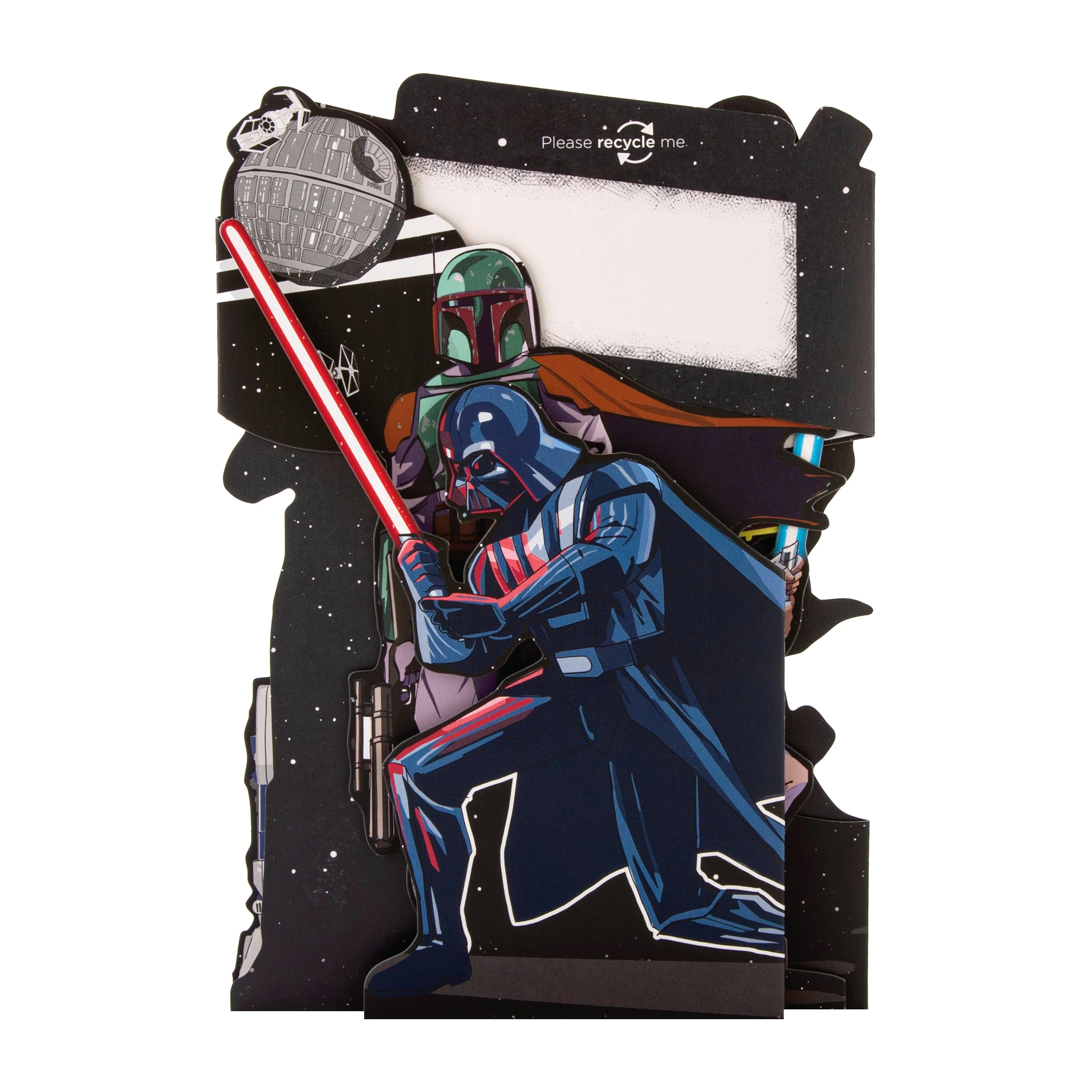 Birthday Card - 3D Star Wars™ Luke Skywalker & Darth Vader Scene Design - Image 5
