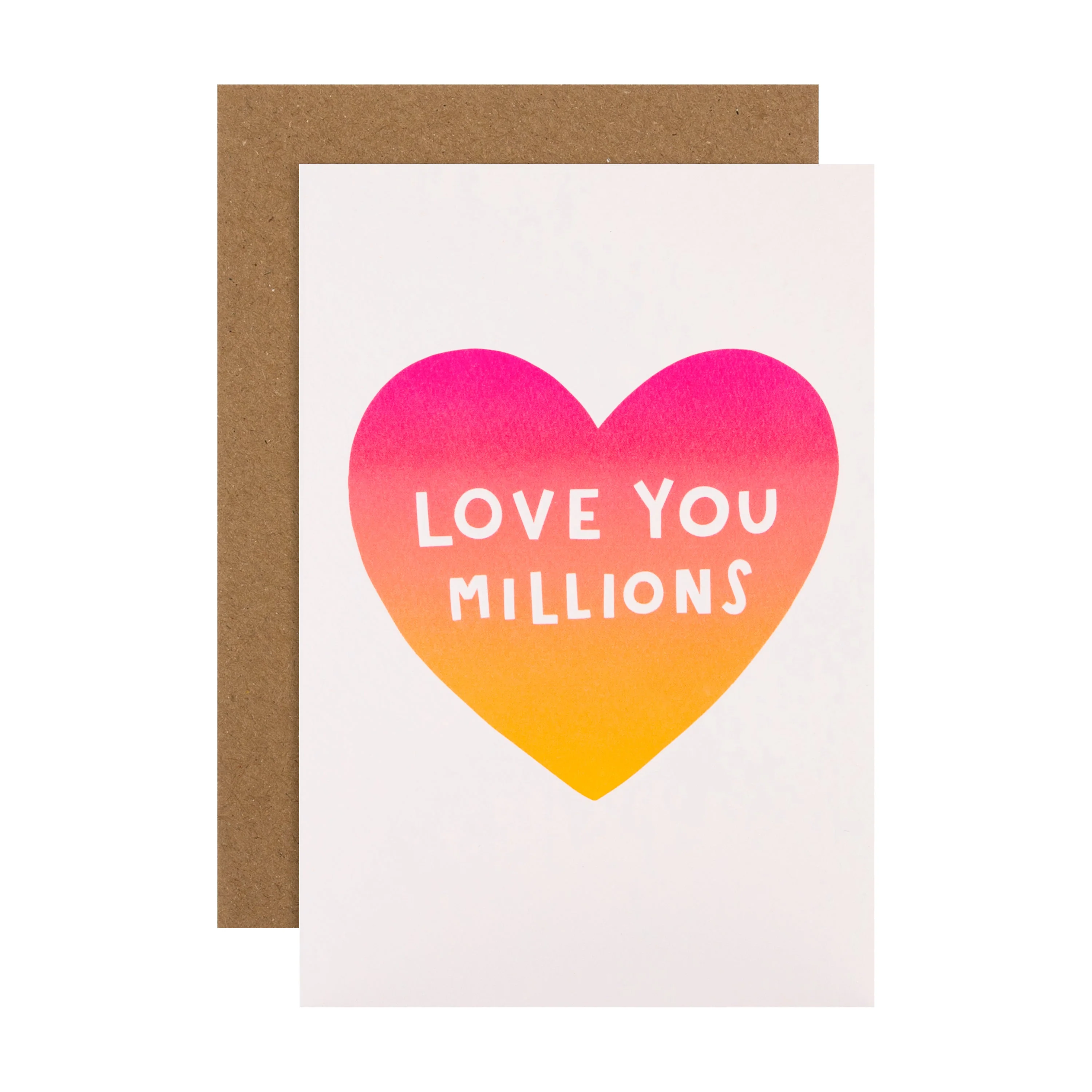 Birthday Card - Break the Rules Ombre Heart Design