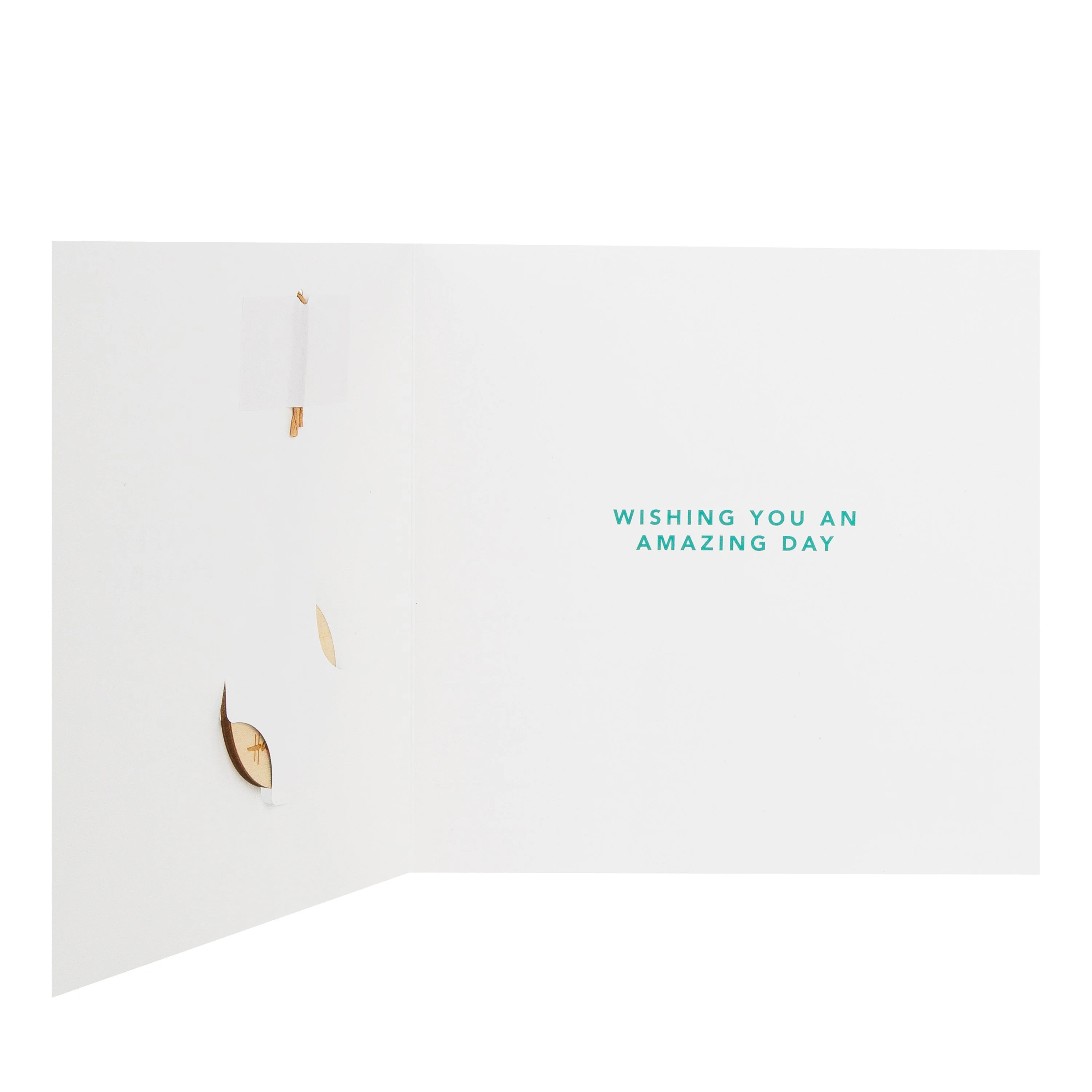 Birthday Card - Colourful Confetti with Keepsake Keyring - Image 2