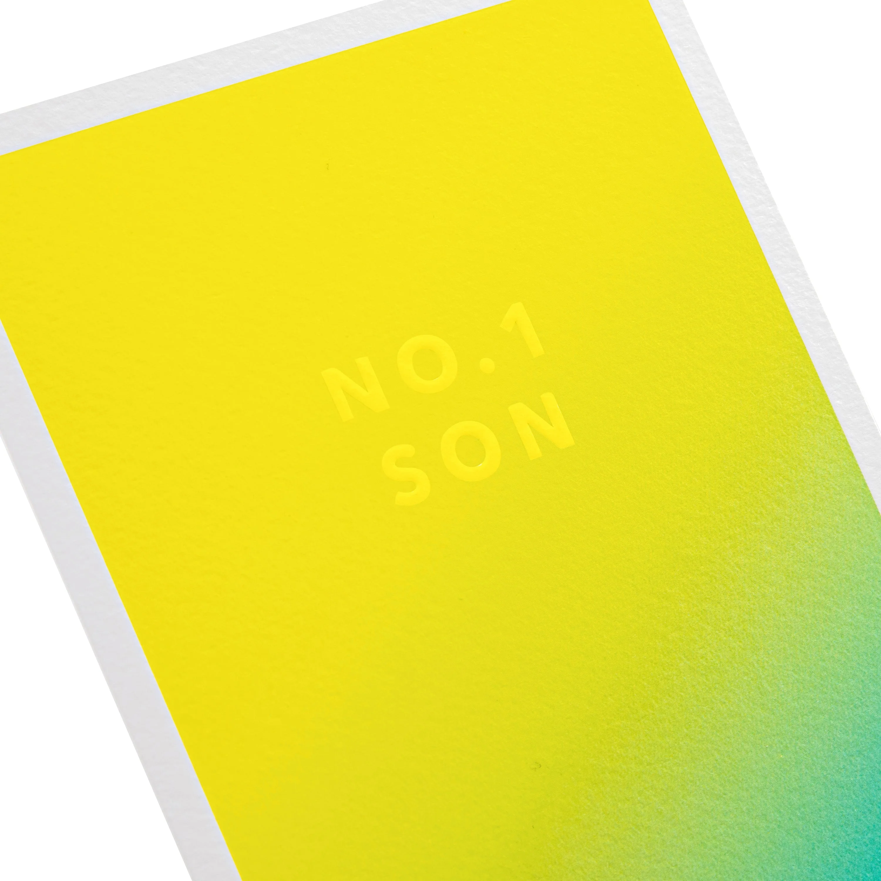 Birthday Card - Electric Parade 'No.1 Son' Text Design - Image 4