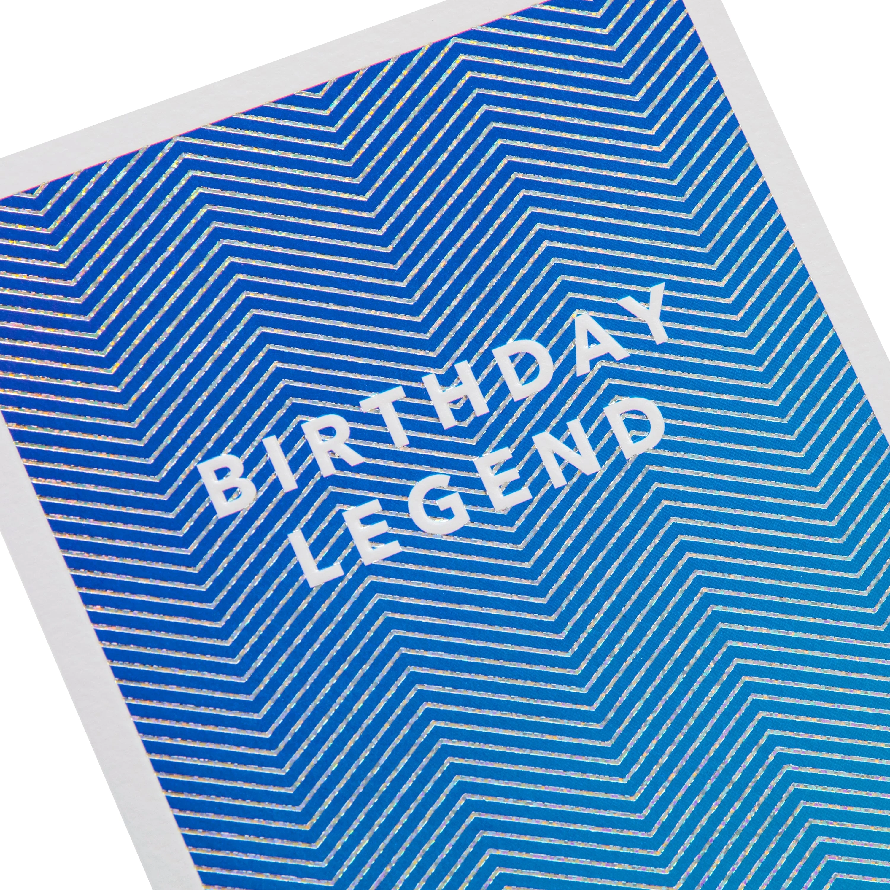 Birthday Card - Electric Parade Zigzag Design - Image 4