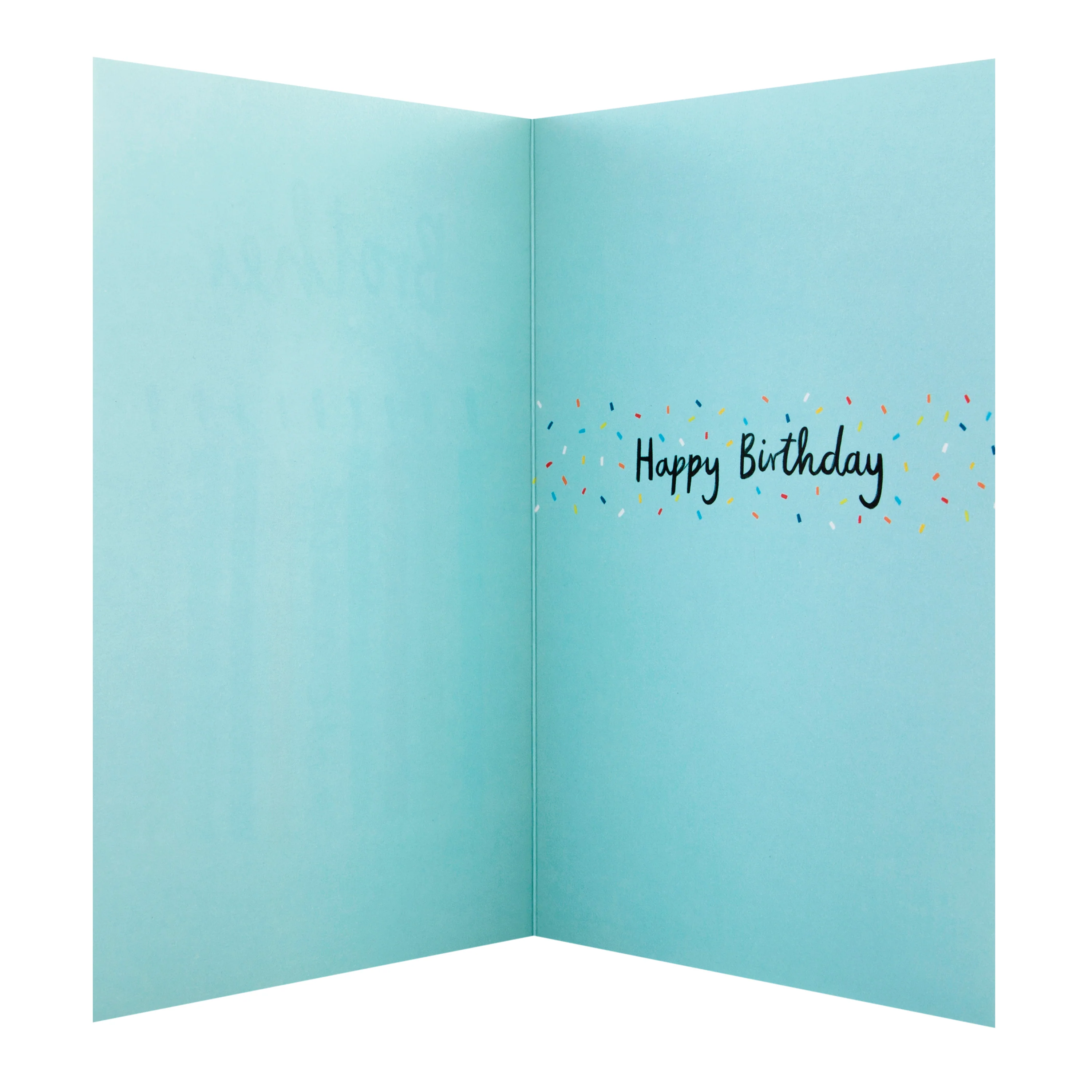Birthday Card for Brother - Colourful Contemporary Candle Design - Image 2