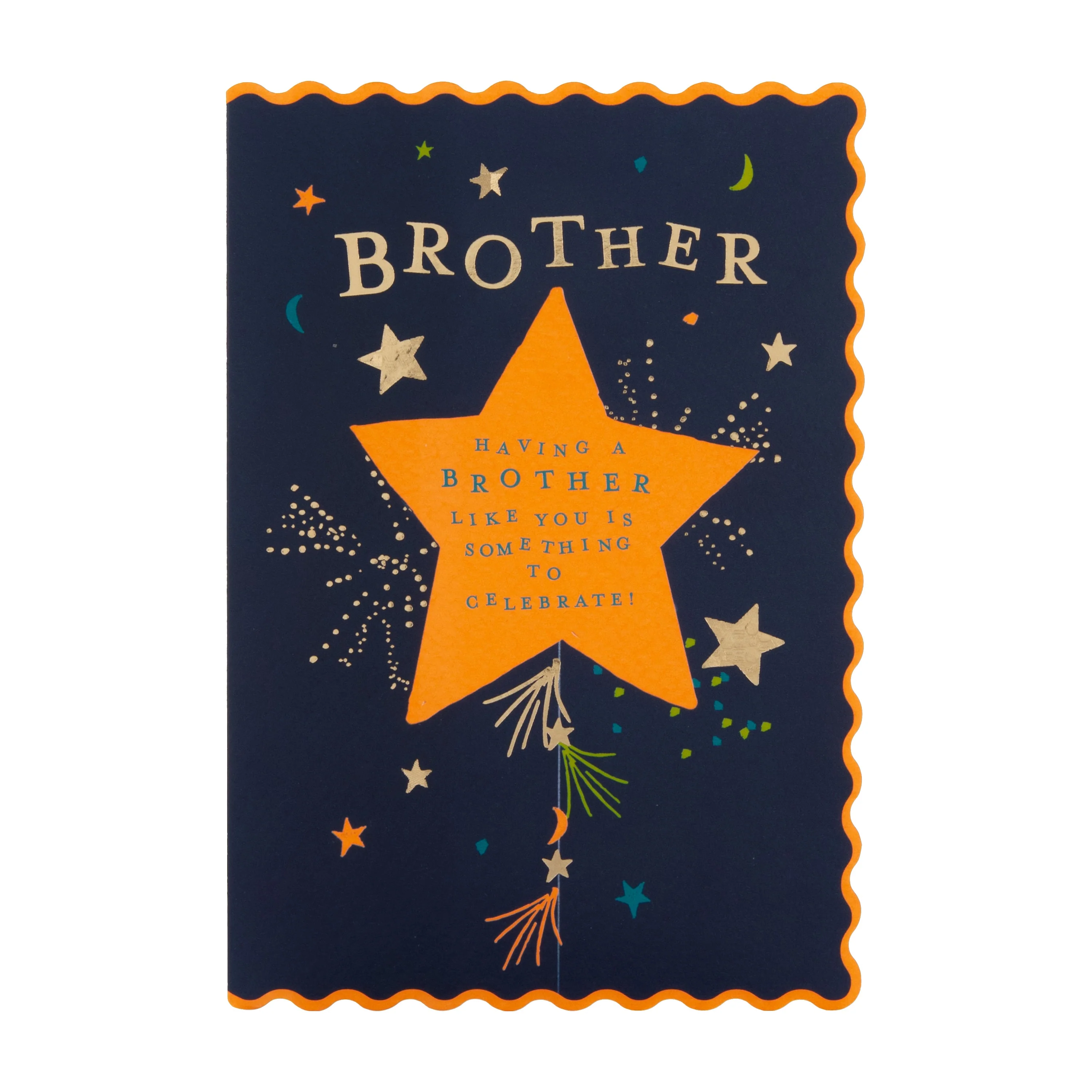 Birthday Card for Brother - Oh Darling Star Design - Image 4