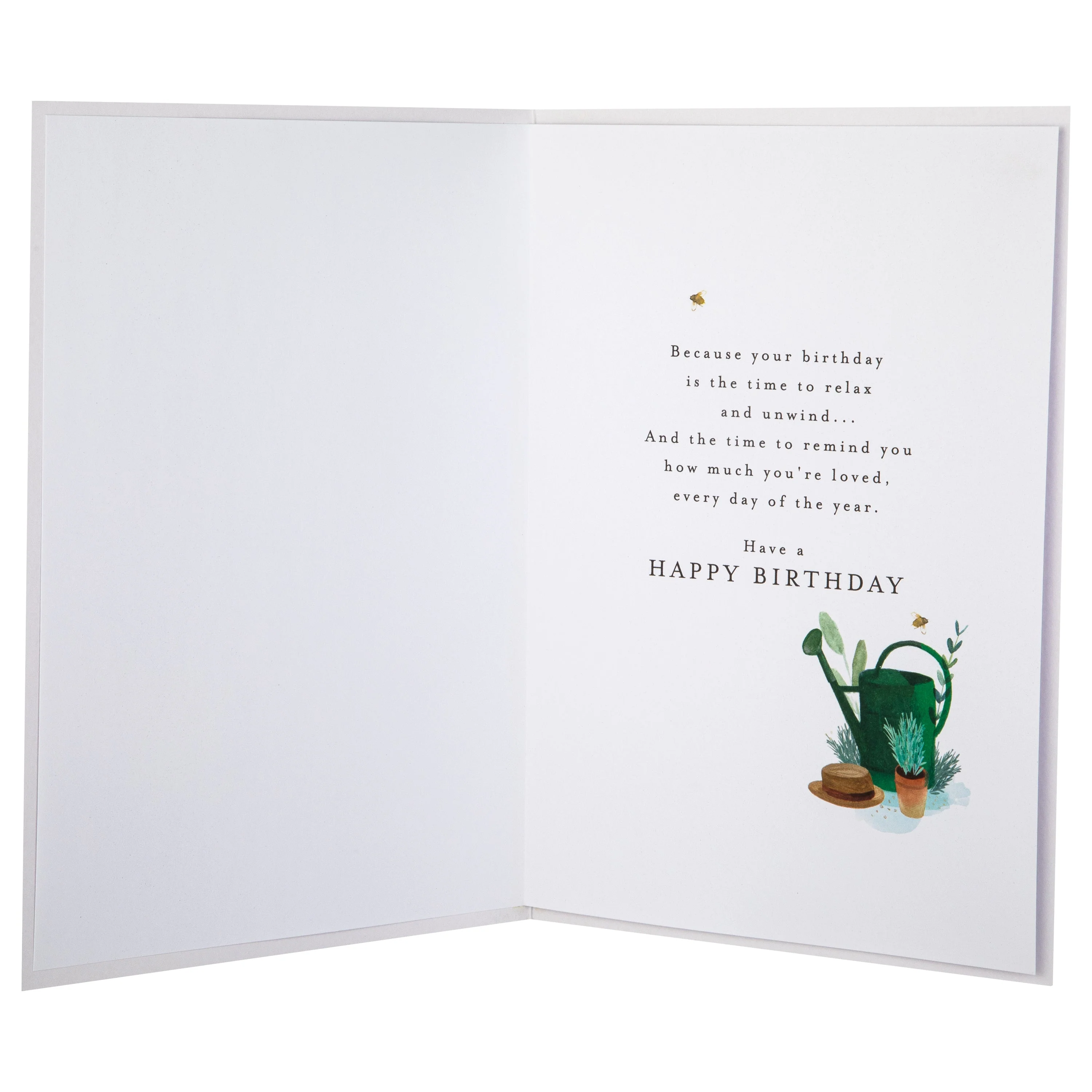 Birthday Card for Dad - Lucy Cromwell Gardening Tools Design - Image 2