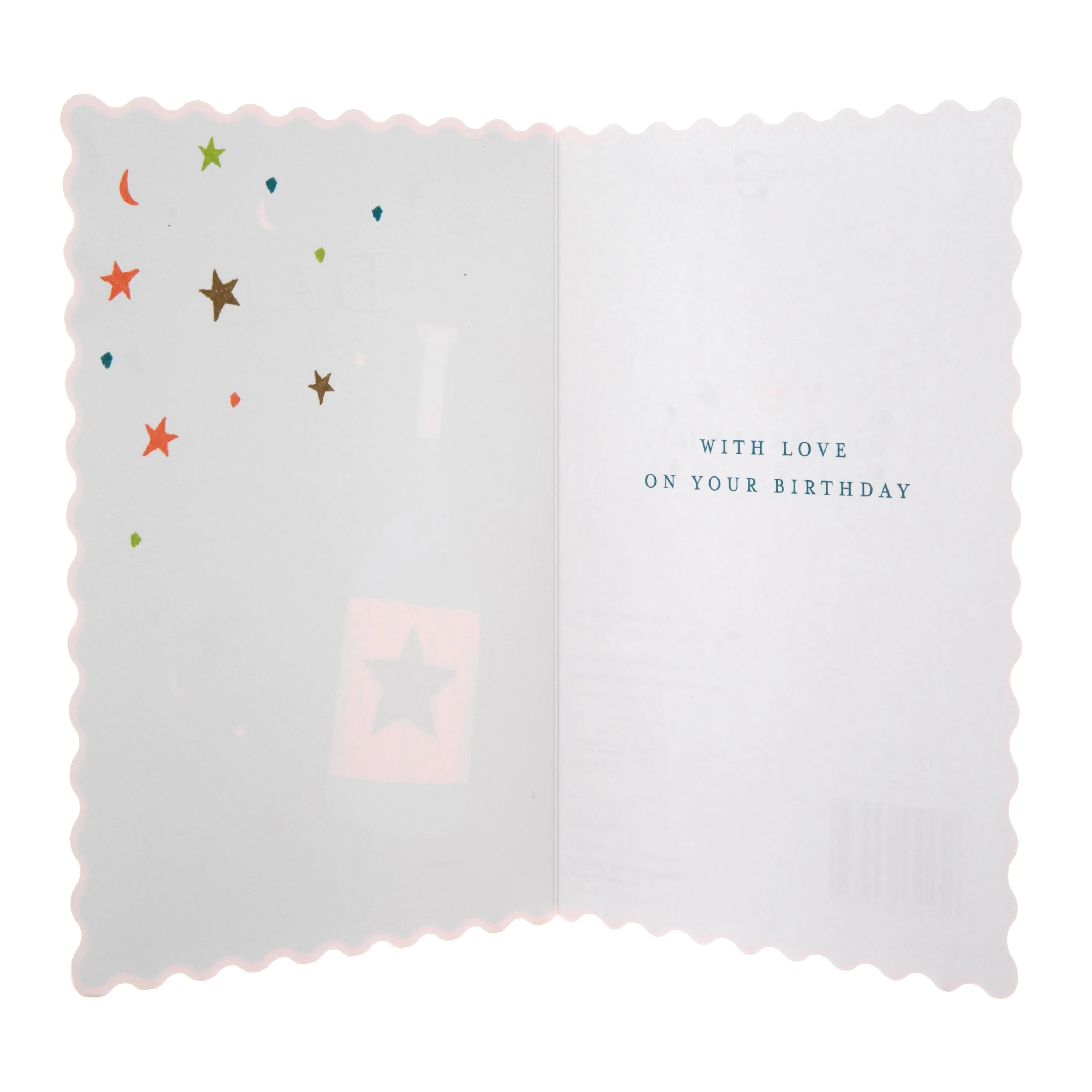Birthday Card for Dad - Oh Darling Champagne Bottle - Image 2