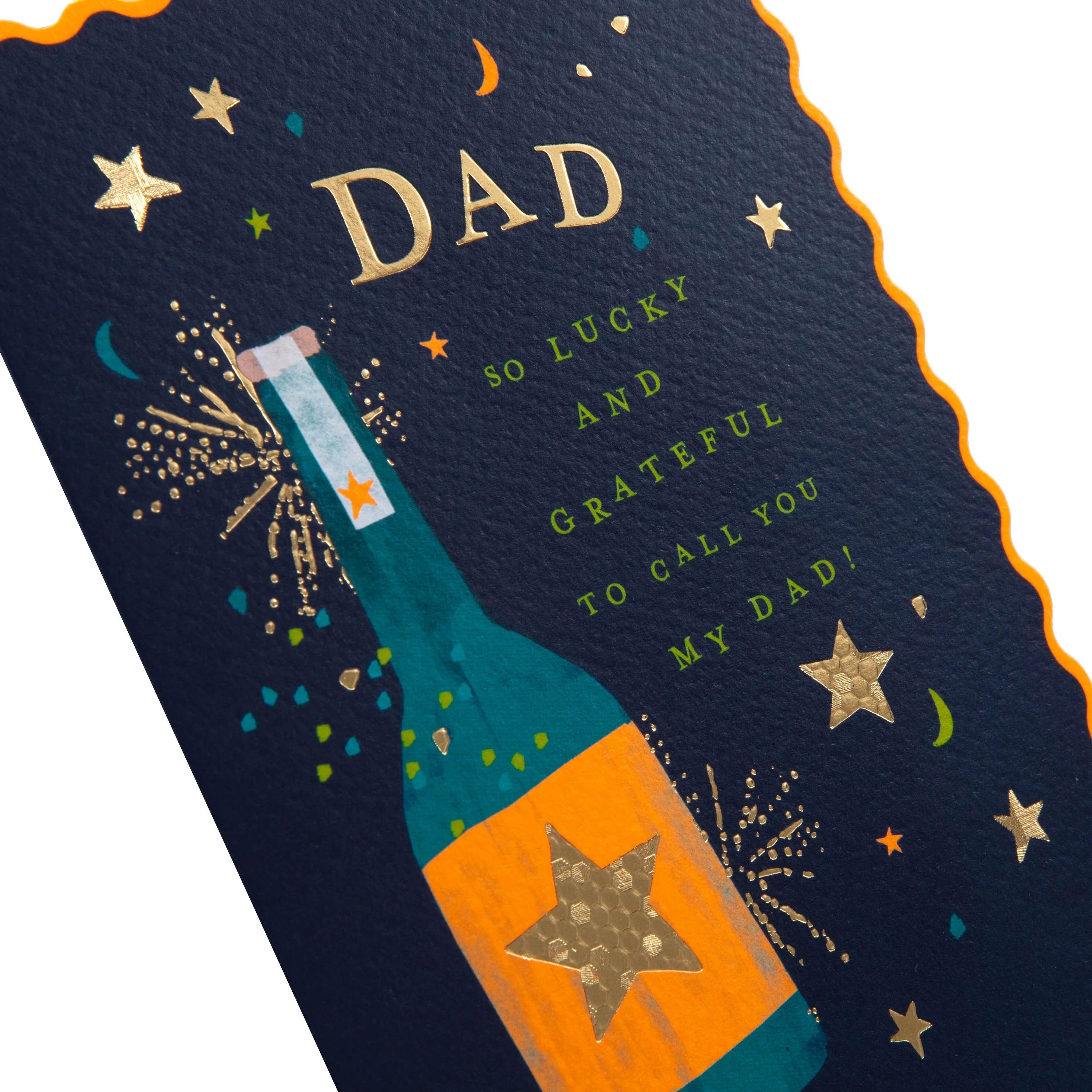 Birthday Card for Dad - Oh Darling Champagne Bottle - Image 5