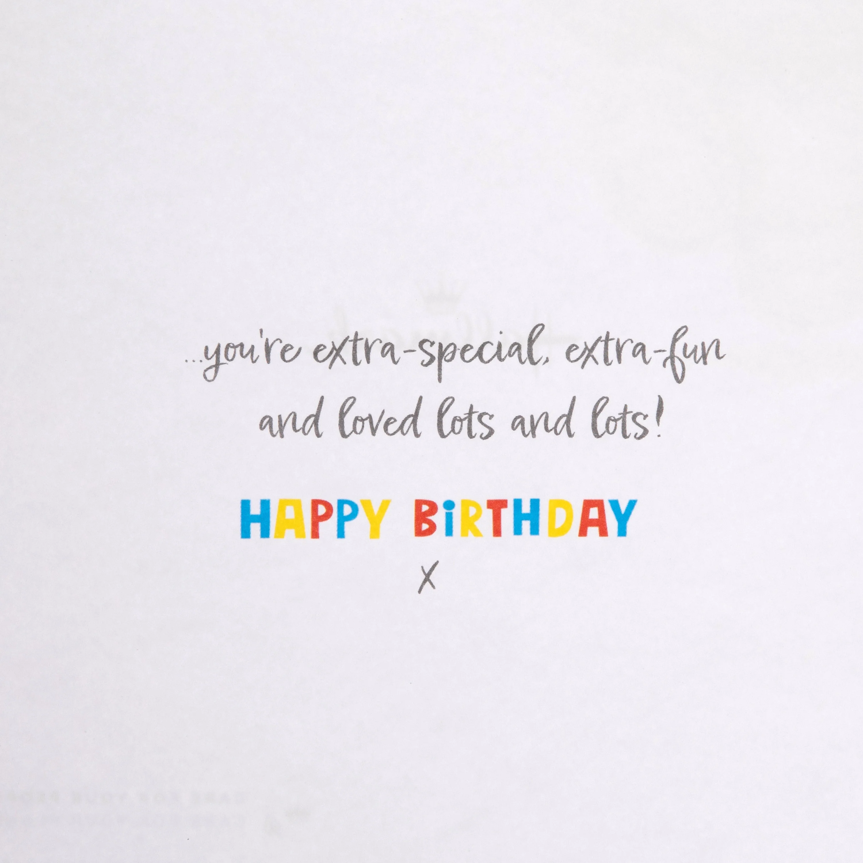 Birthday Card for Daddy - Forever Friends Bears & Stars Design - Image 4