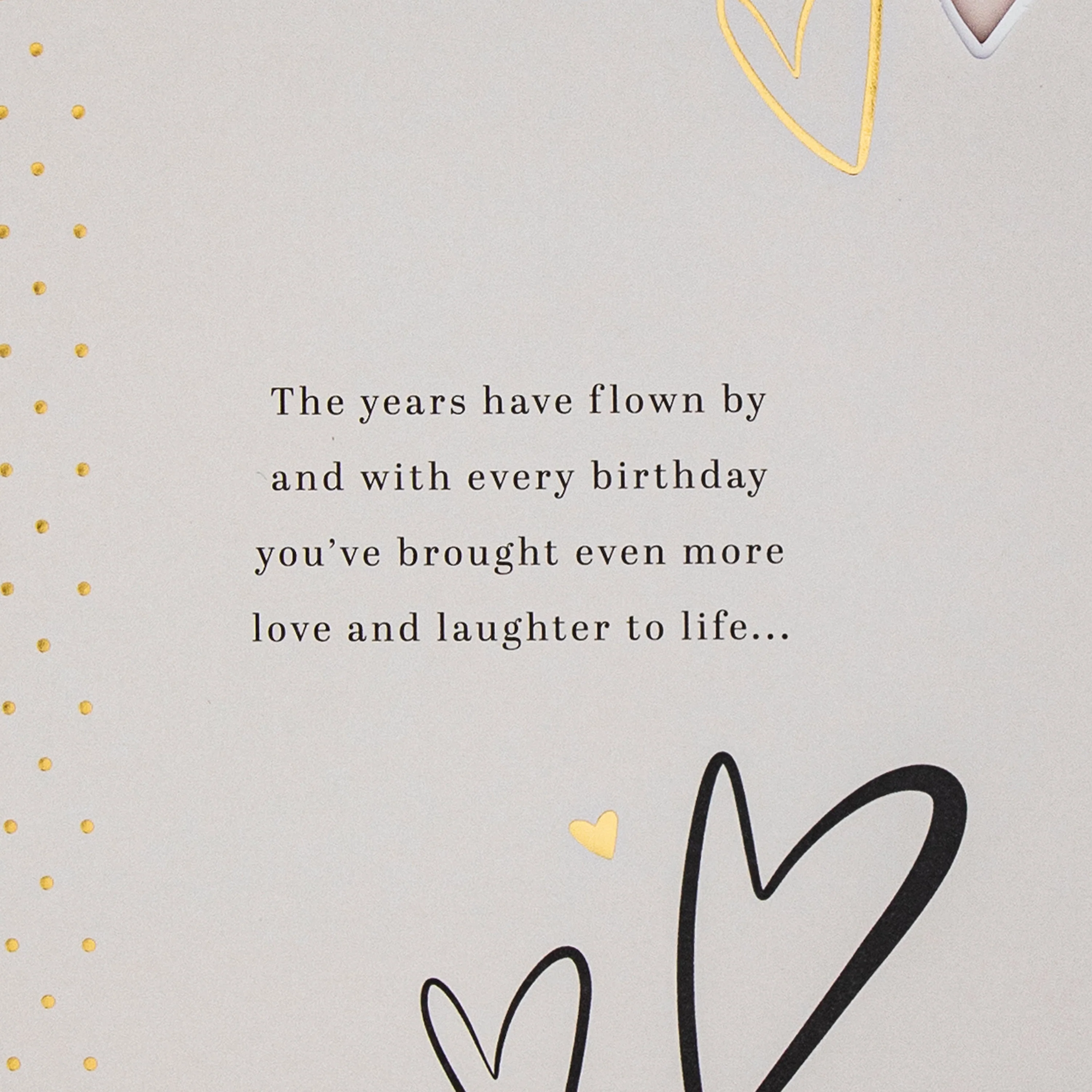 Birthday Card for Daughter - Cake & Heartfelt Verse Design - Image 5