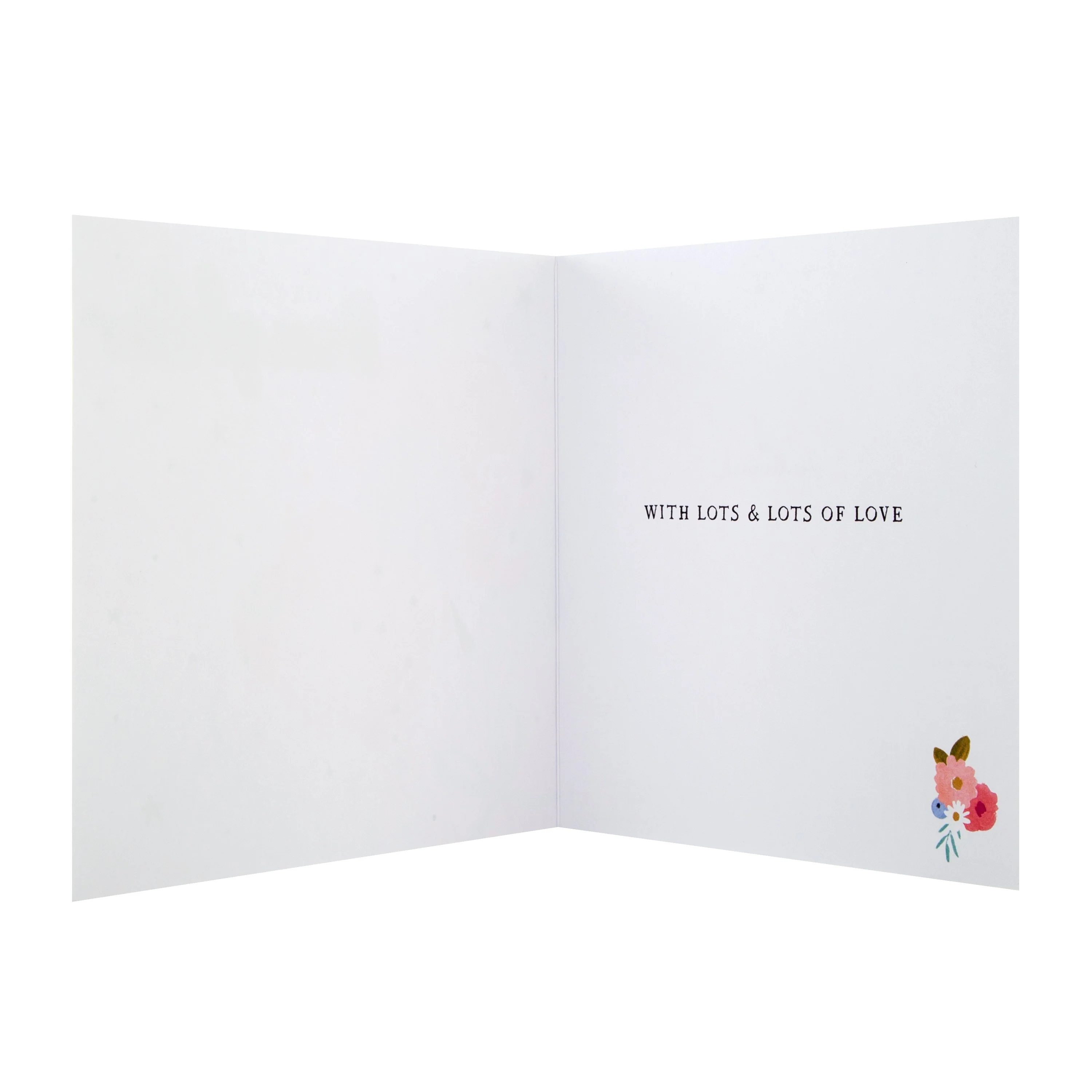 Birthday Card for Daughter - Contemporary Design with 3D add on and Gold Foil - Image 2