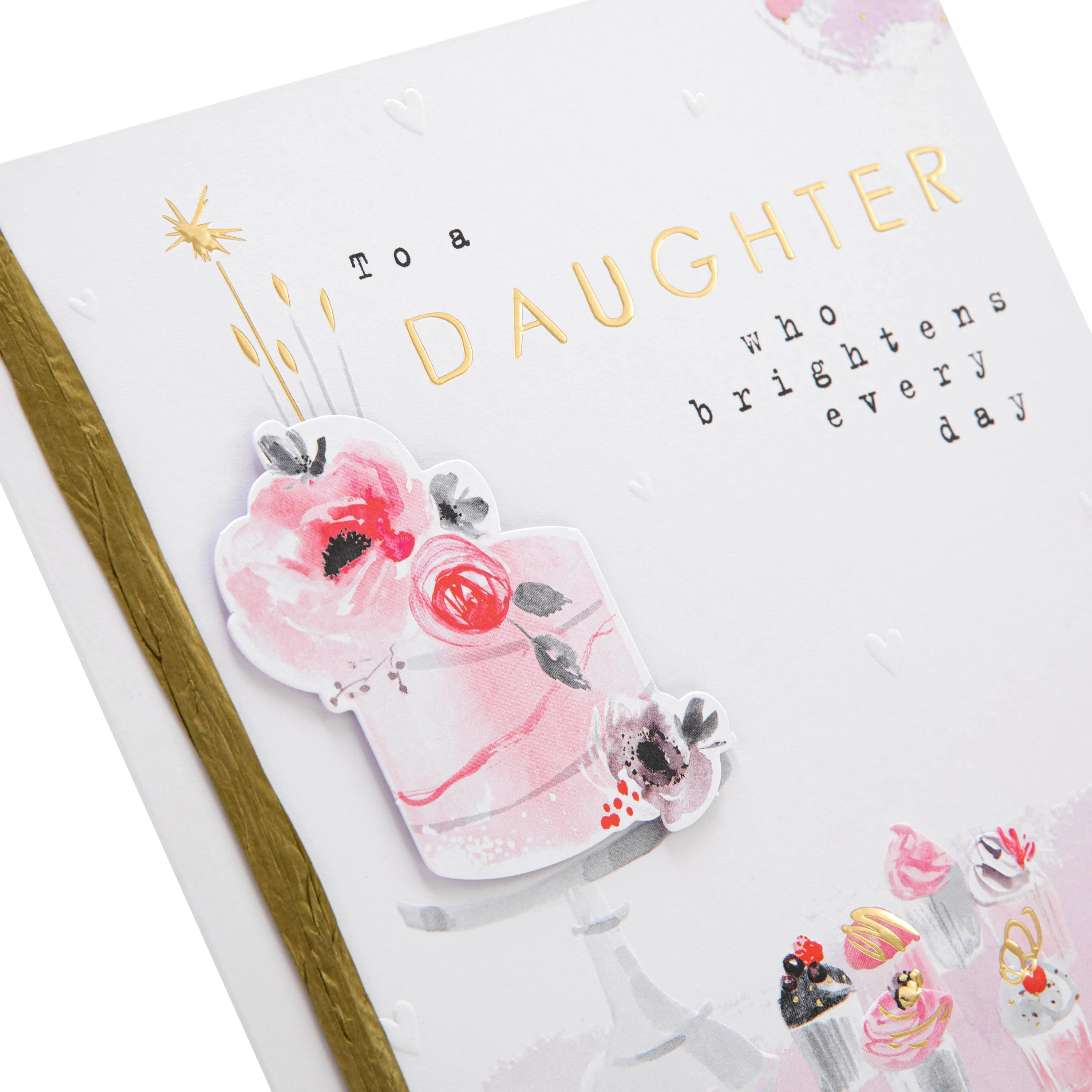 Birthday Card for Daughter - Pink Cake Design - Image 5