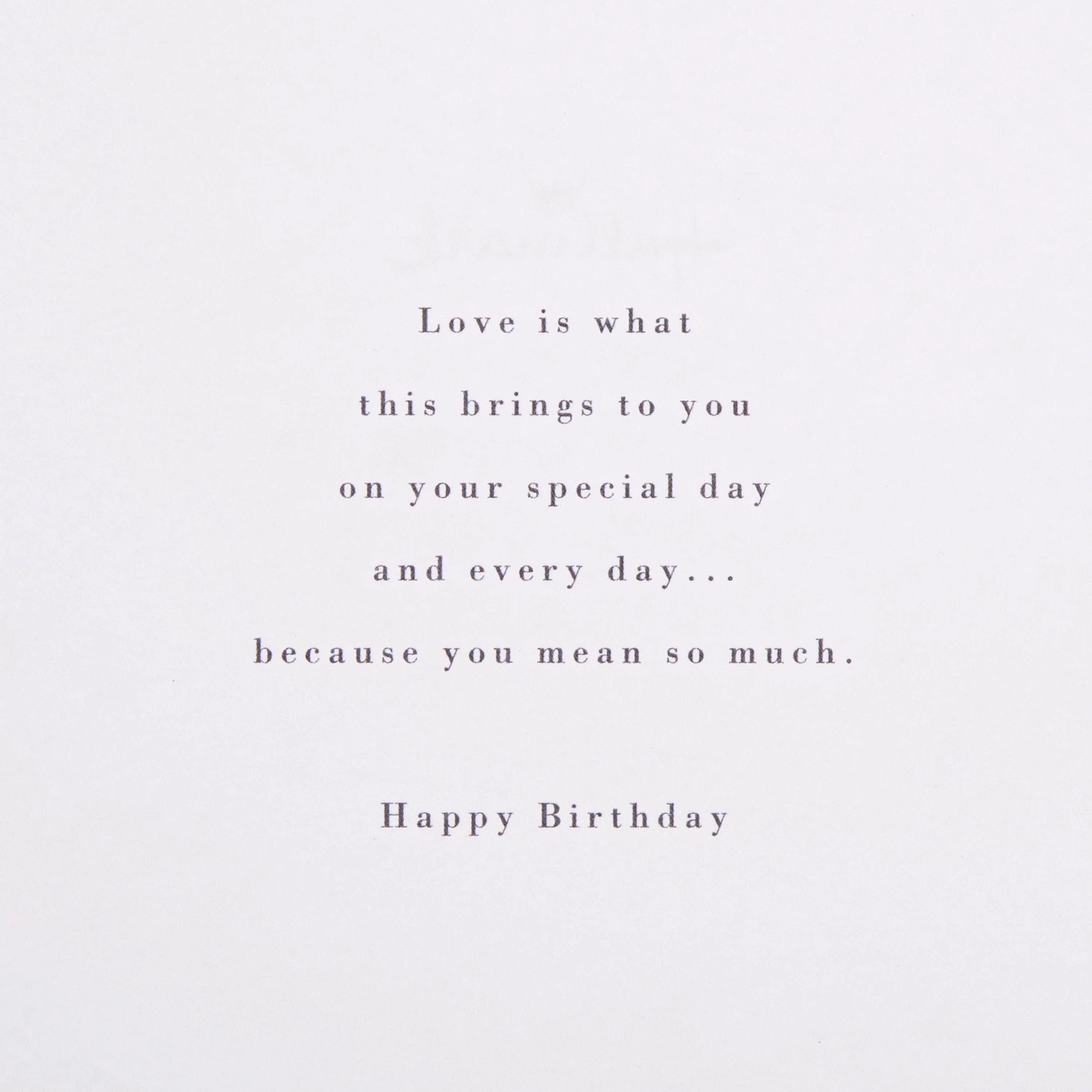 Birthday Card for Daughter - Pink Silhouette Design - Image 4