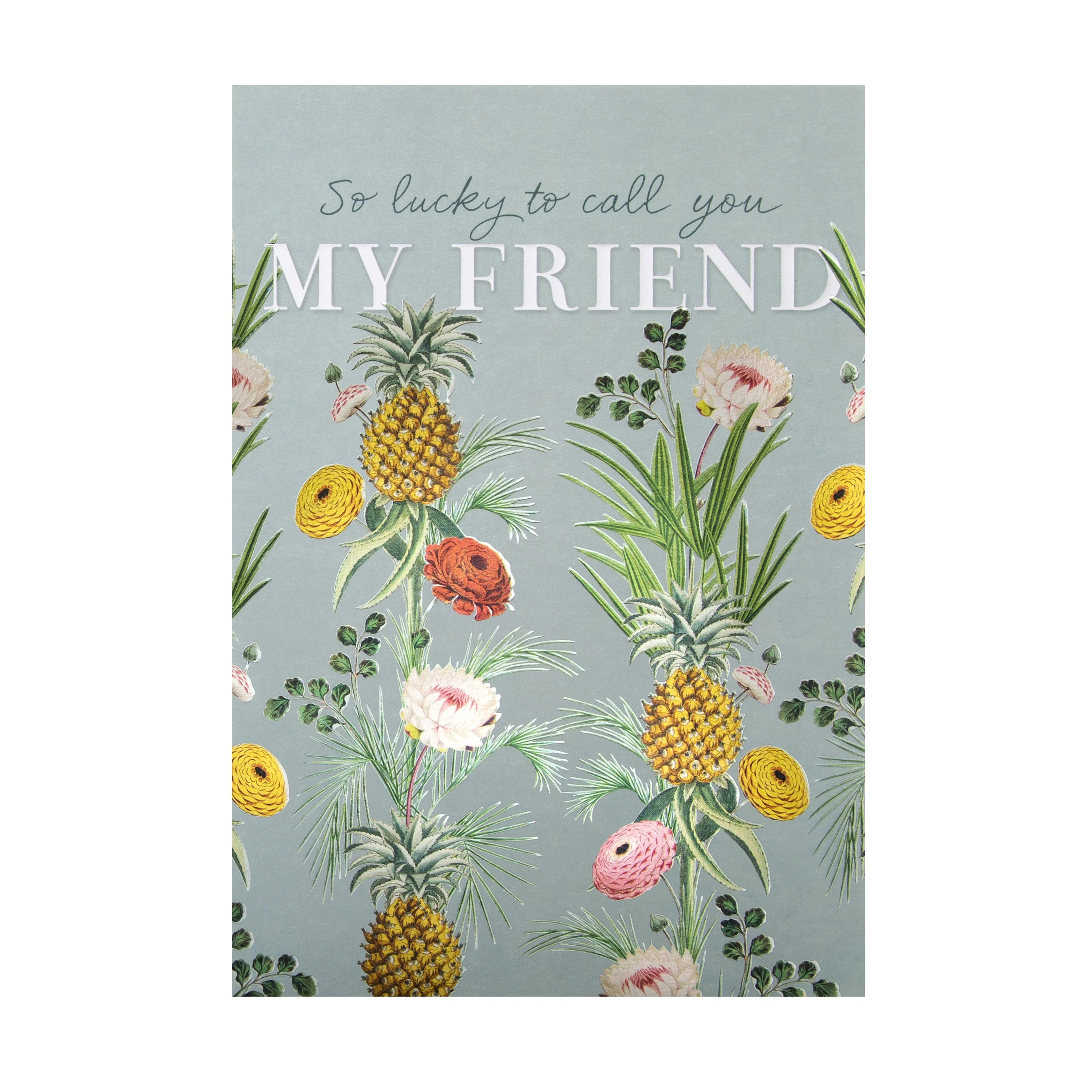 Birthday Card for Friend - Vintage Style Botanical Design - Image 3