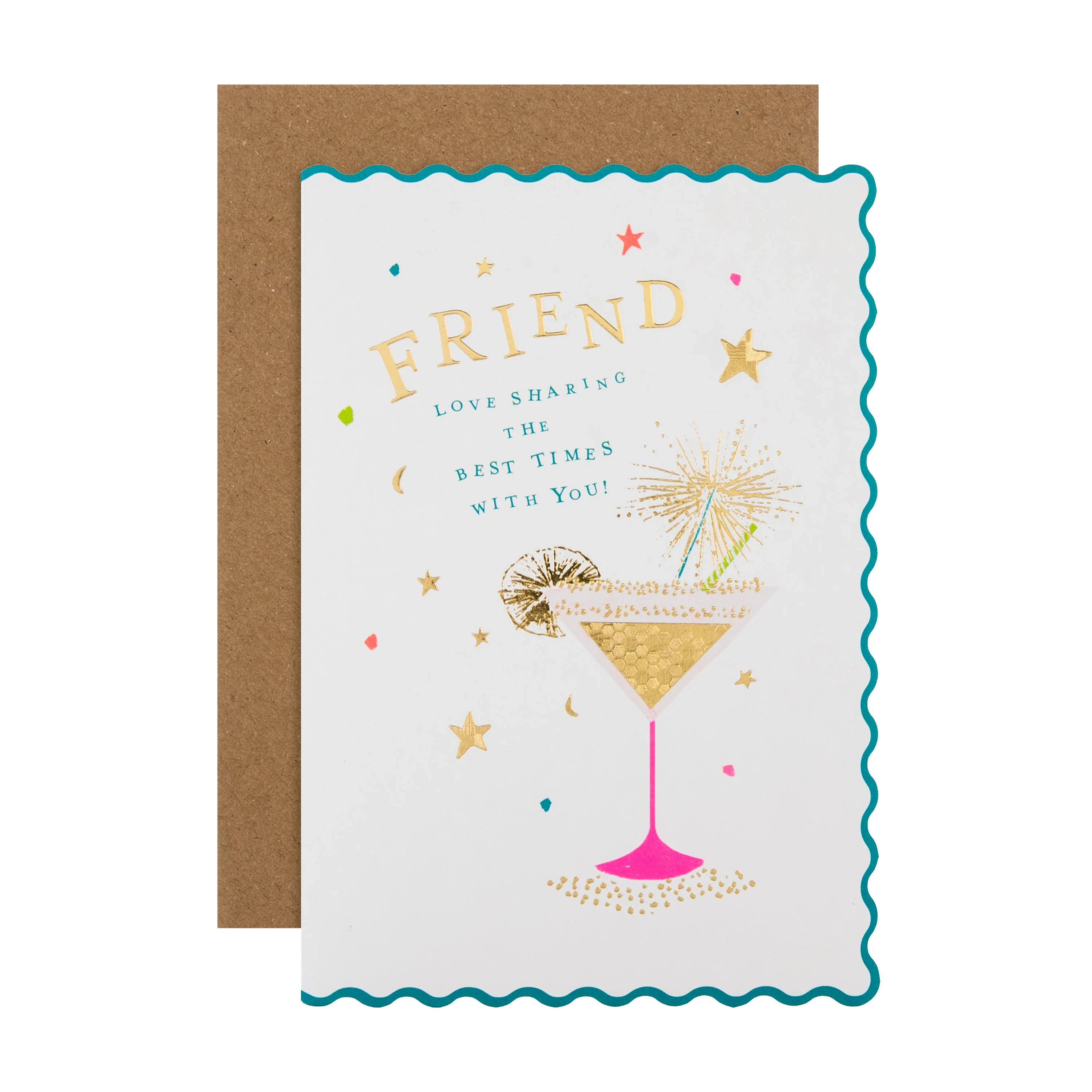 Birthday Card for Friends - Oh Darling Cocktail Design