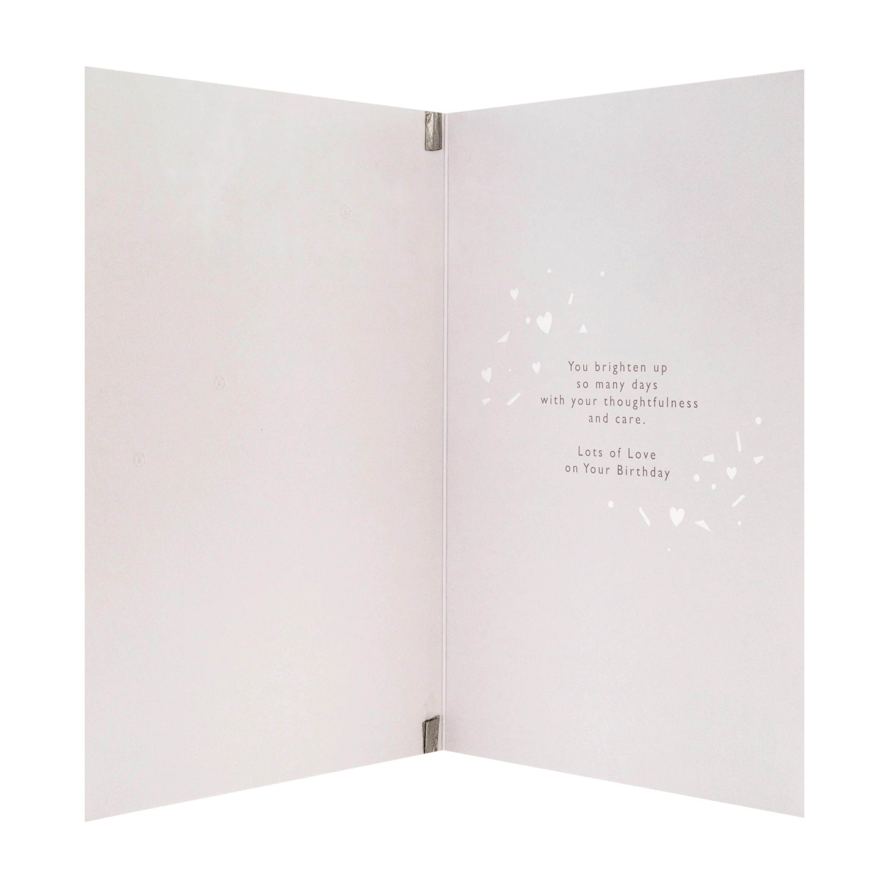 Birthday Card for Granddaughter - Contemporary Text Design - Image 2
