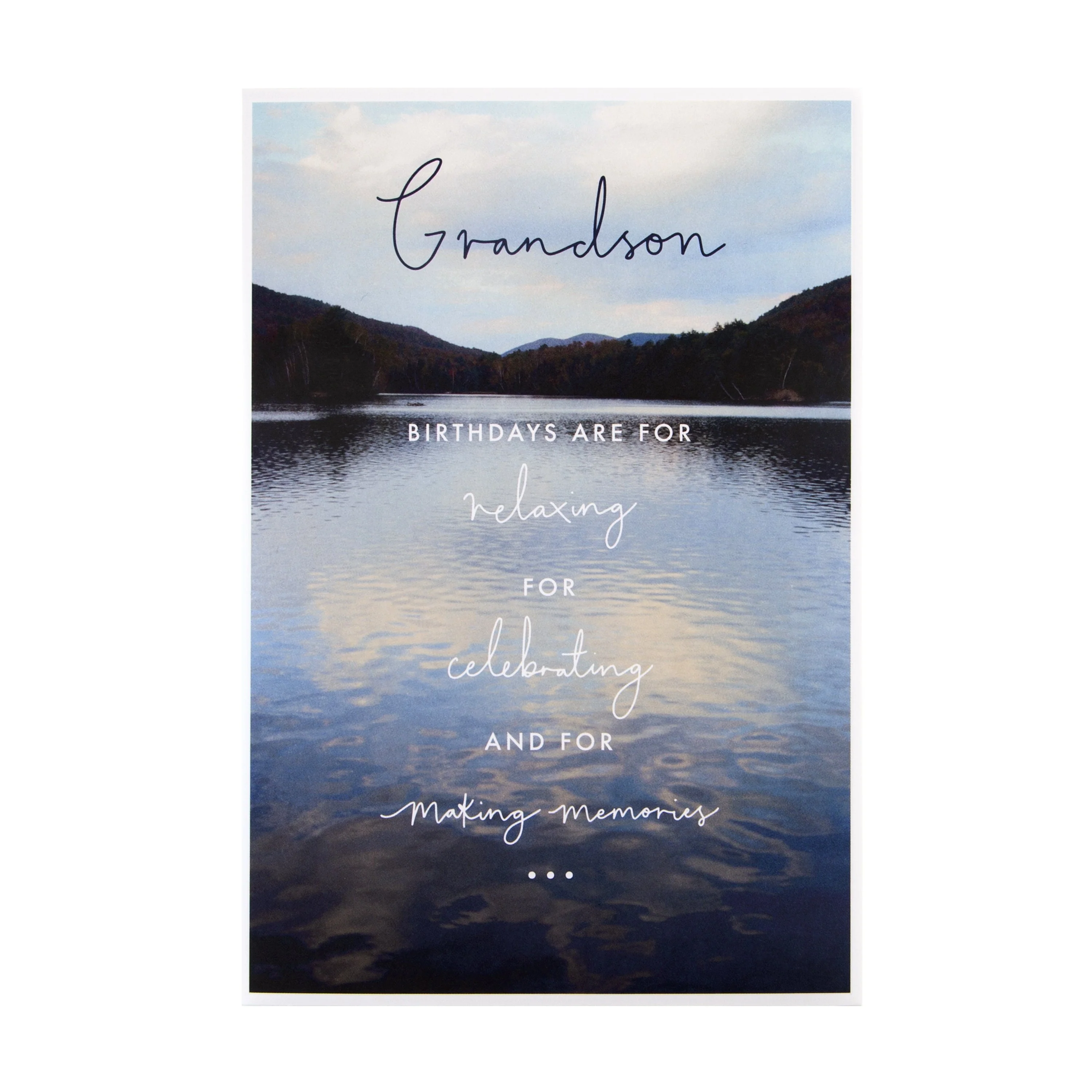Birthday Card for Grandson - Contemporary Photographic Design - Image 3