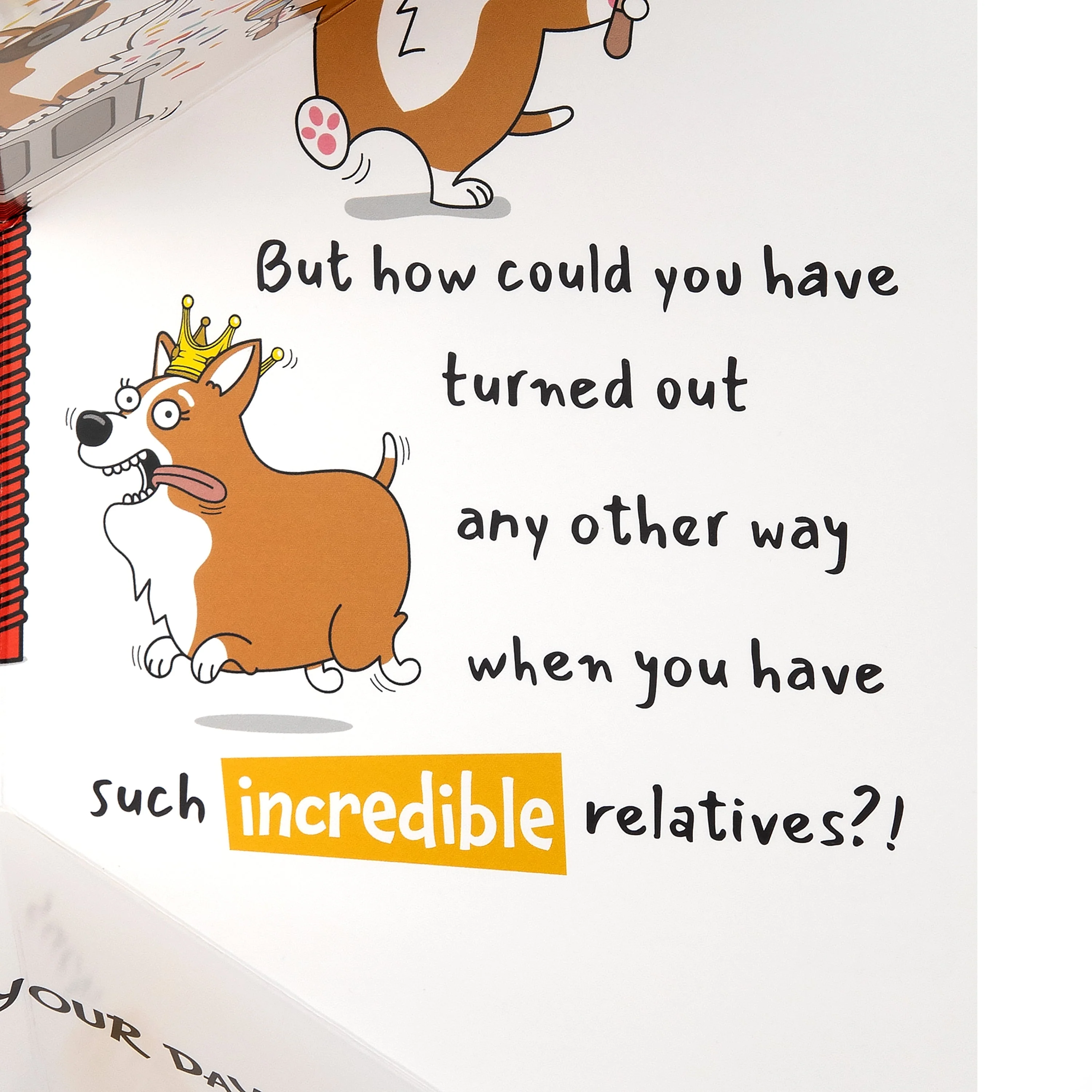 Birthday Card for Grandson - Funny Pop-Up Dog & Sunglasses Design - Image 3