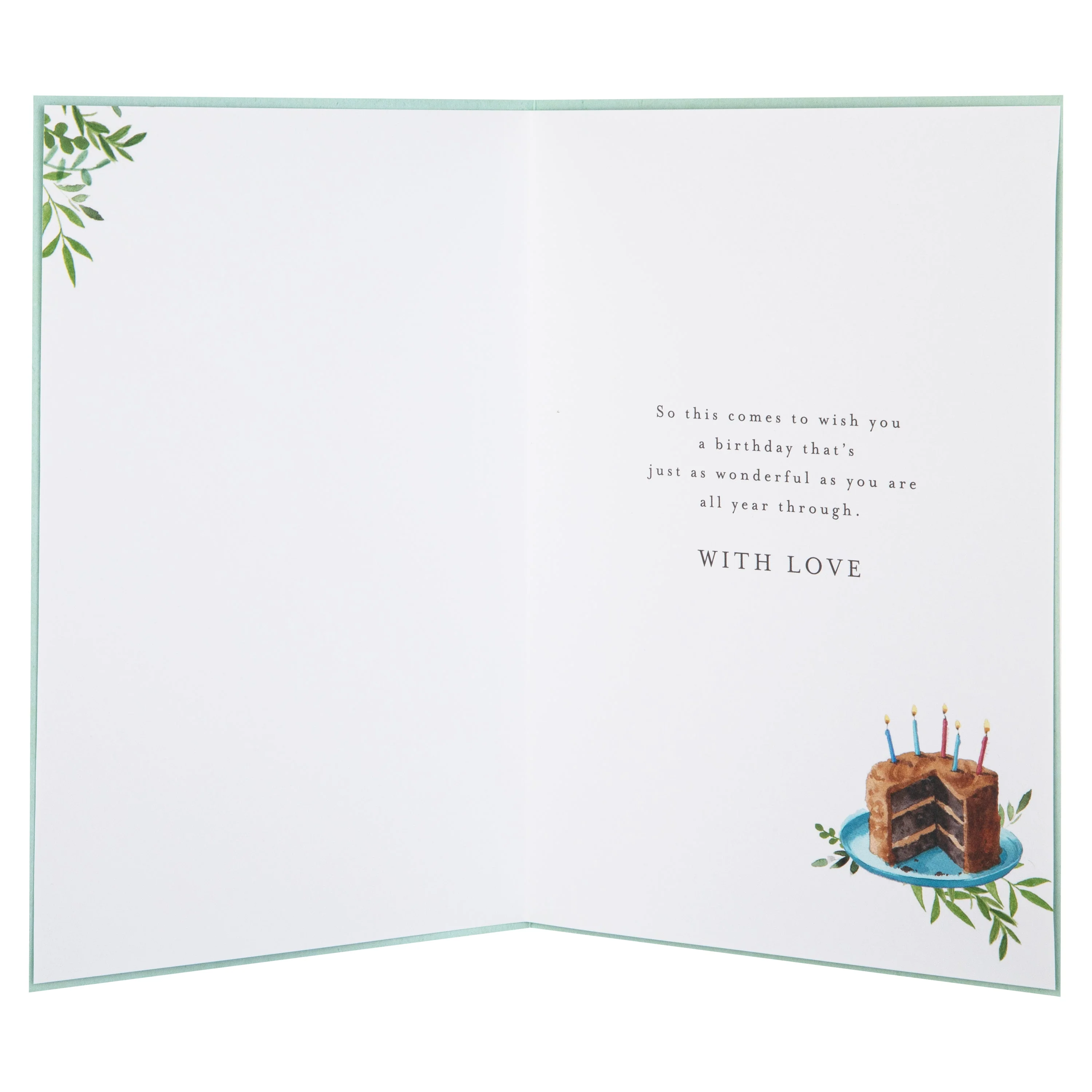 Birthday Card for Grandson - Lucy Cromwell Cake, Gifts & Balloons Design - Image 2