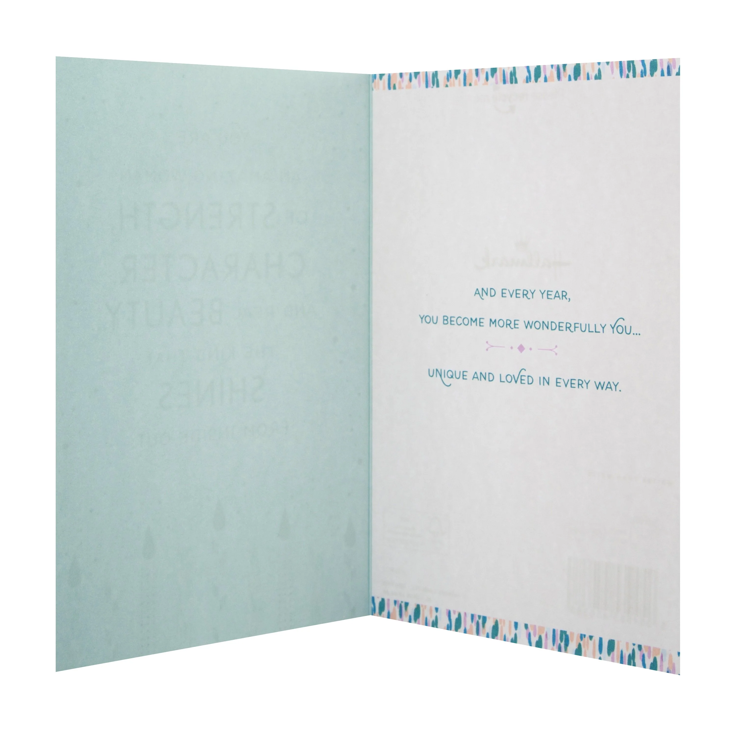 Birthday Card for Her - Empowering Text Based Design - Image 2