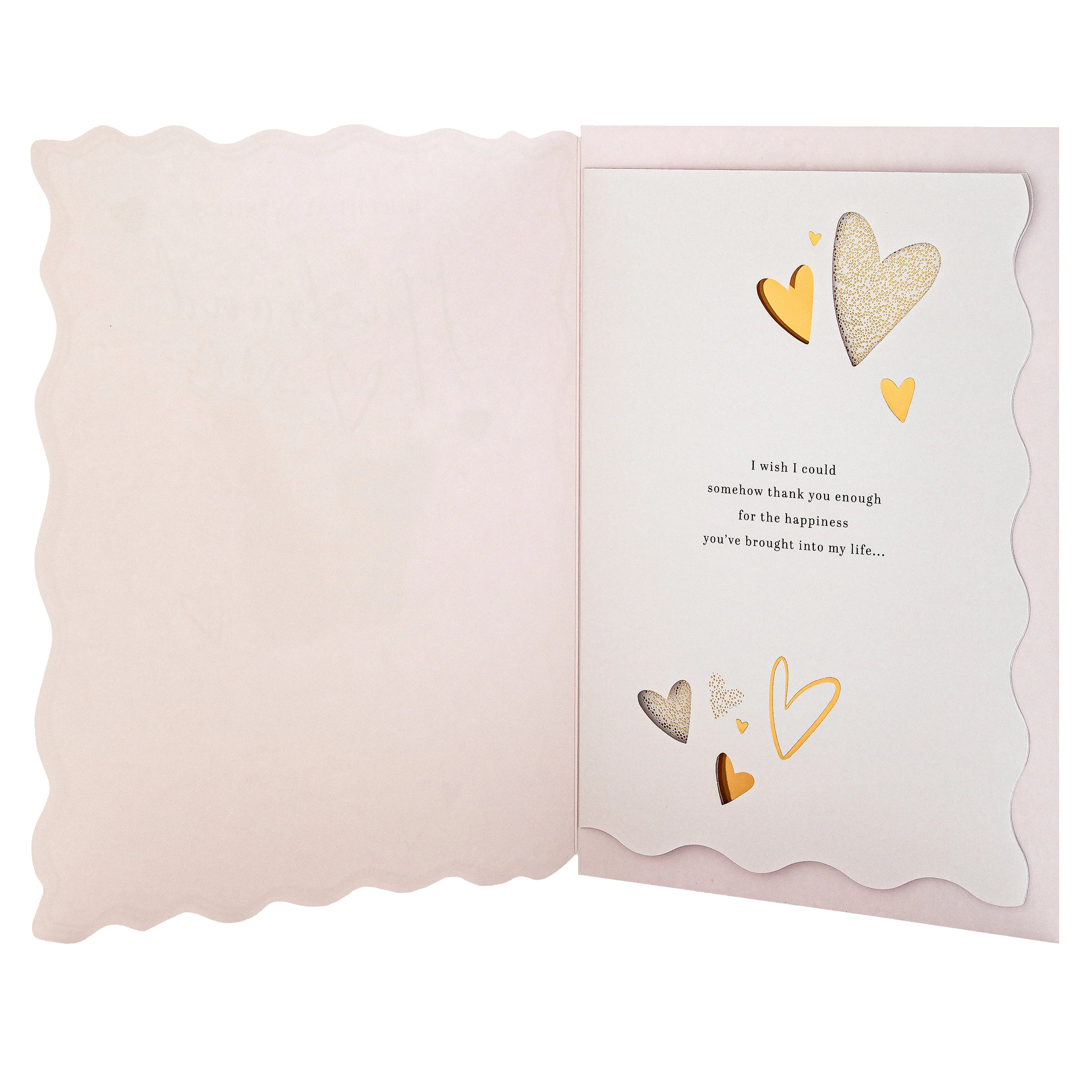 Birthday Card for Husband - Bottle of Bubbly, Glasses & Heartfelt Verse Design - Image 2