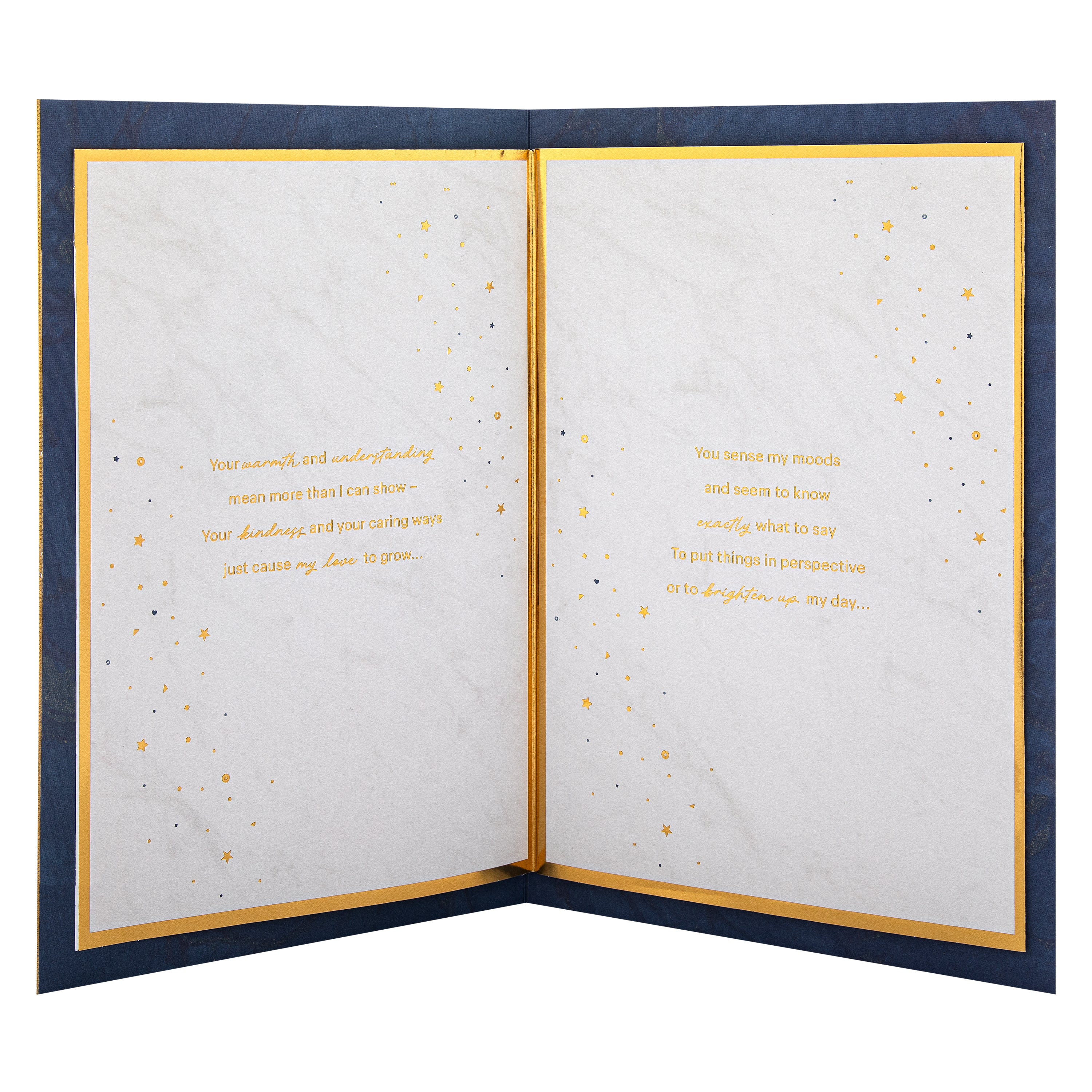 Birthday Card for Husband - Dark Patterned Design with Star - Image 3