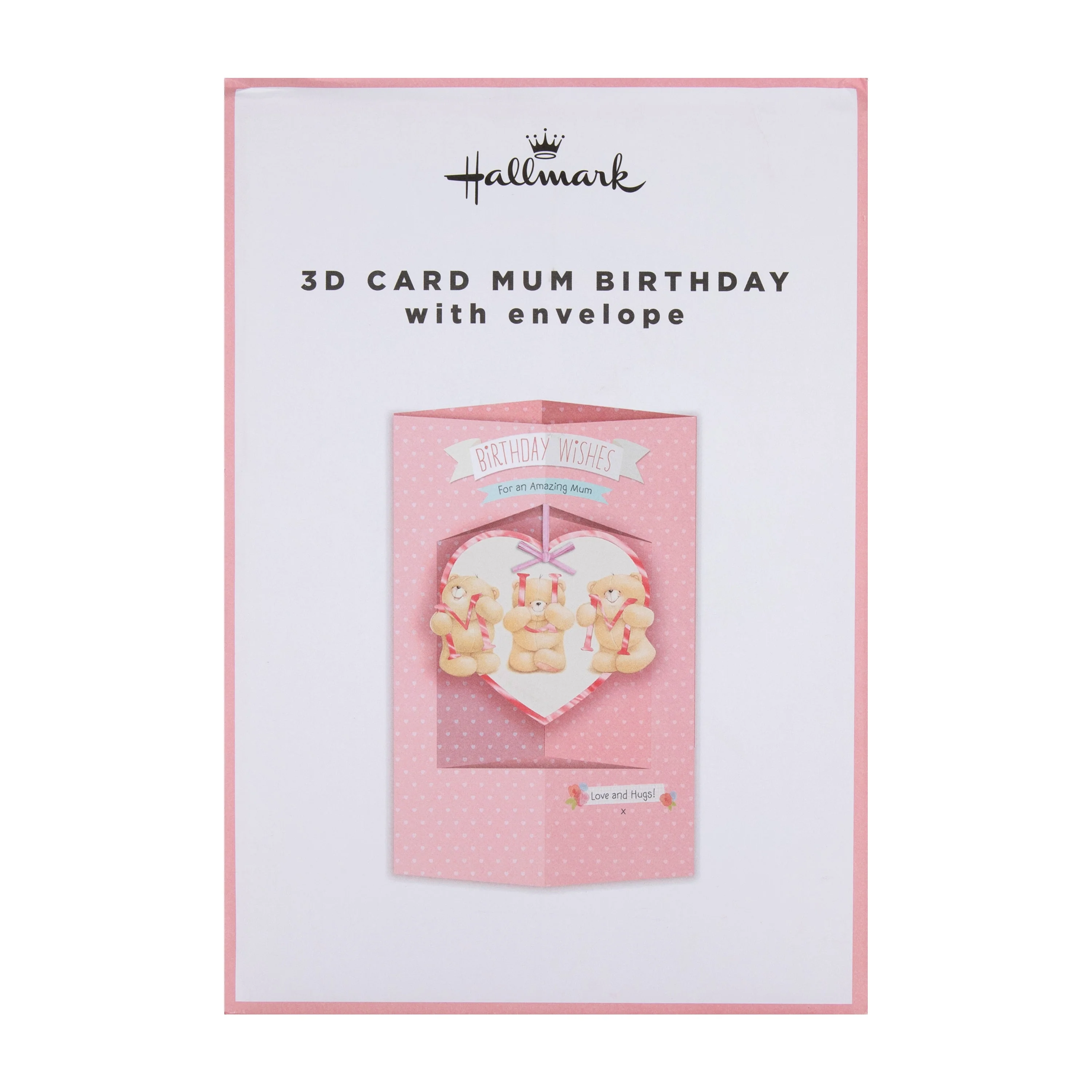 Birthday Card for Mum - 3D Forever Friends Heart Design - Image 7