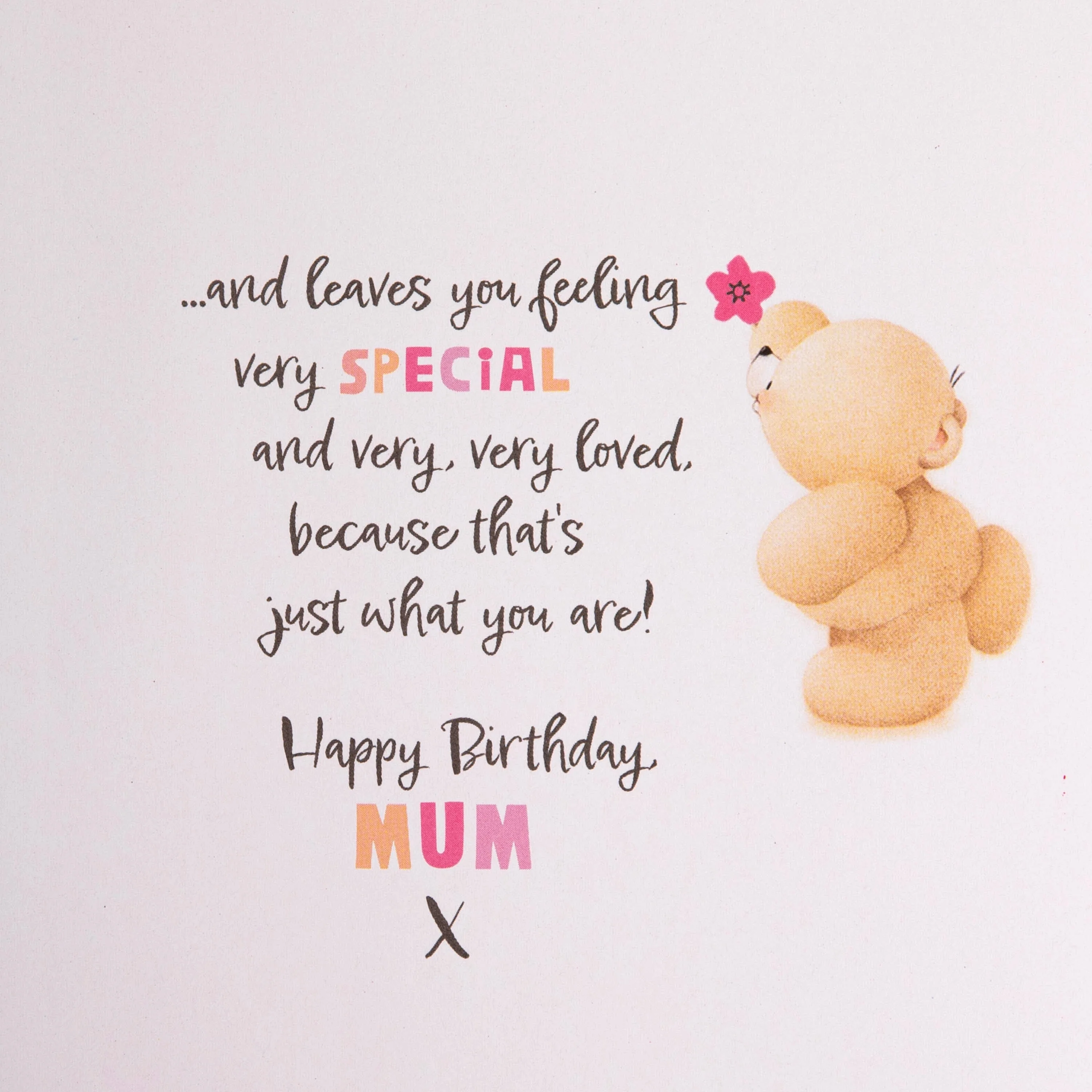 Birthday Card for Mum - Forever Friends Bear Design - Image 4