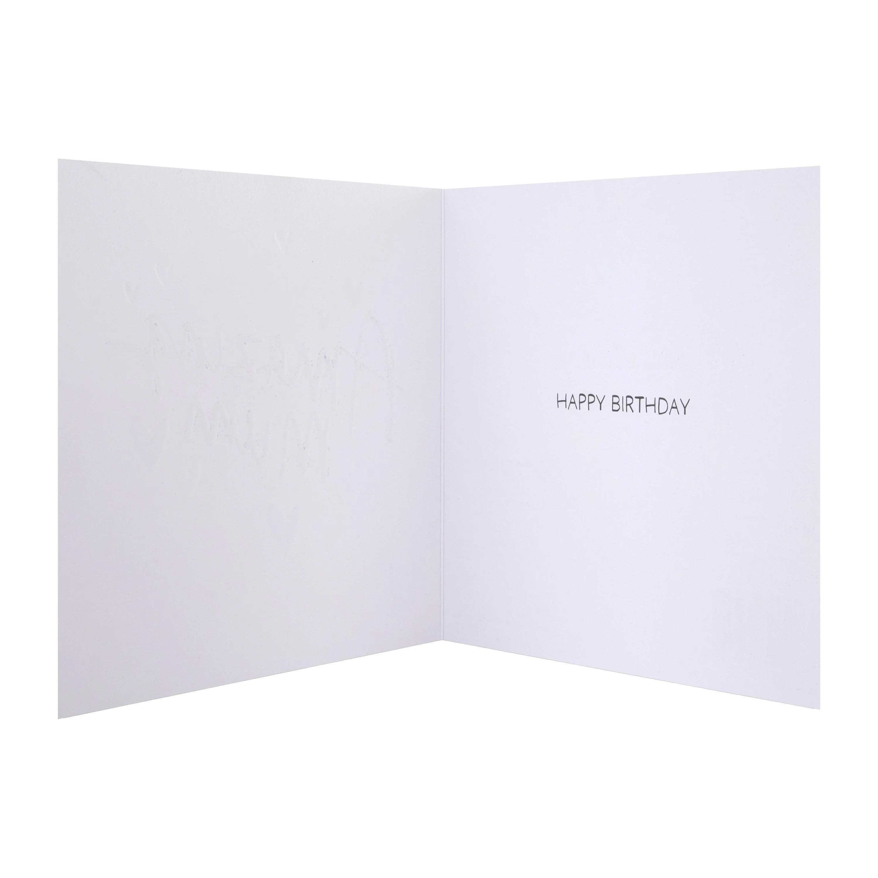 Birthday Card for Mum - Inkwave Typography Design - Image 2