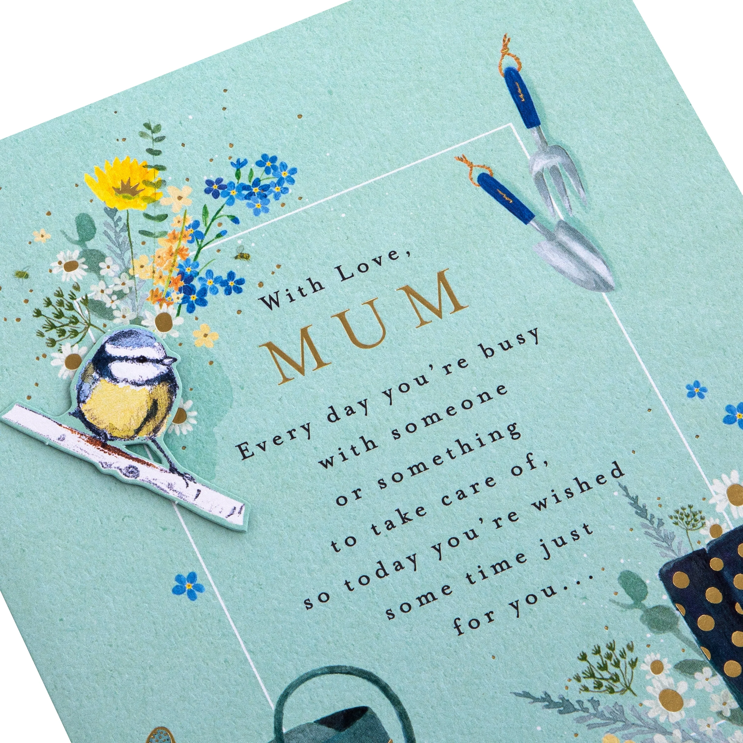 Birthday Card for Mum - Lucy Cromwell Gardening Tools Design - Image 4