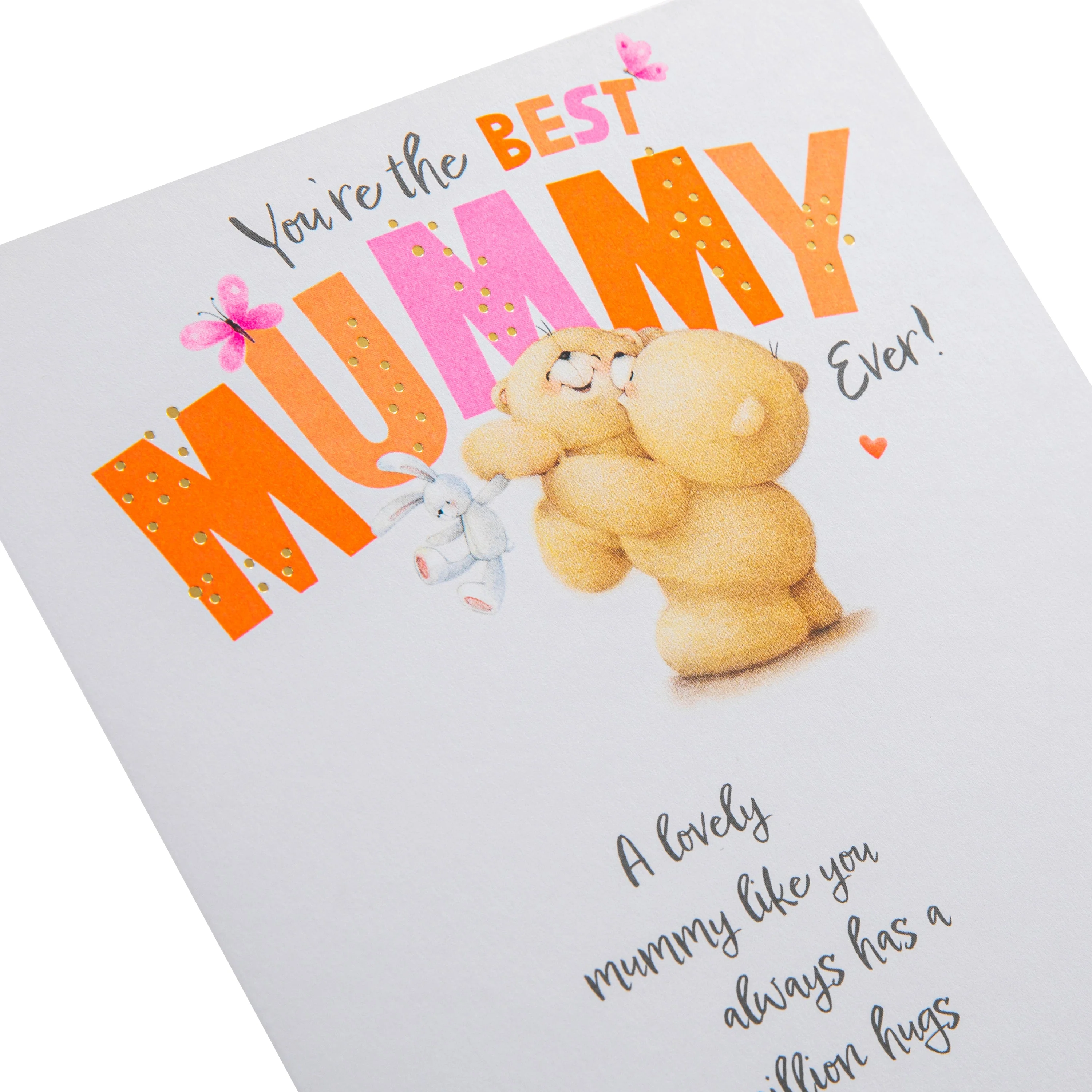Birthday Card for Mummy - Forever Friends Bears Heart Design - Image 6