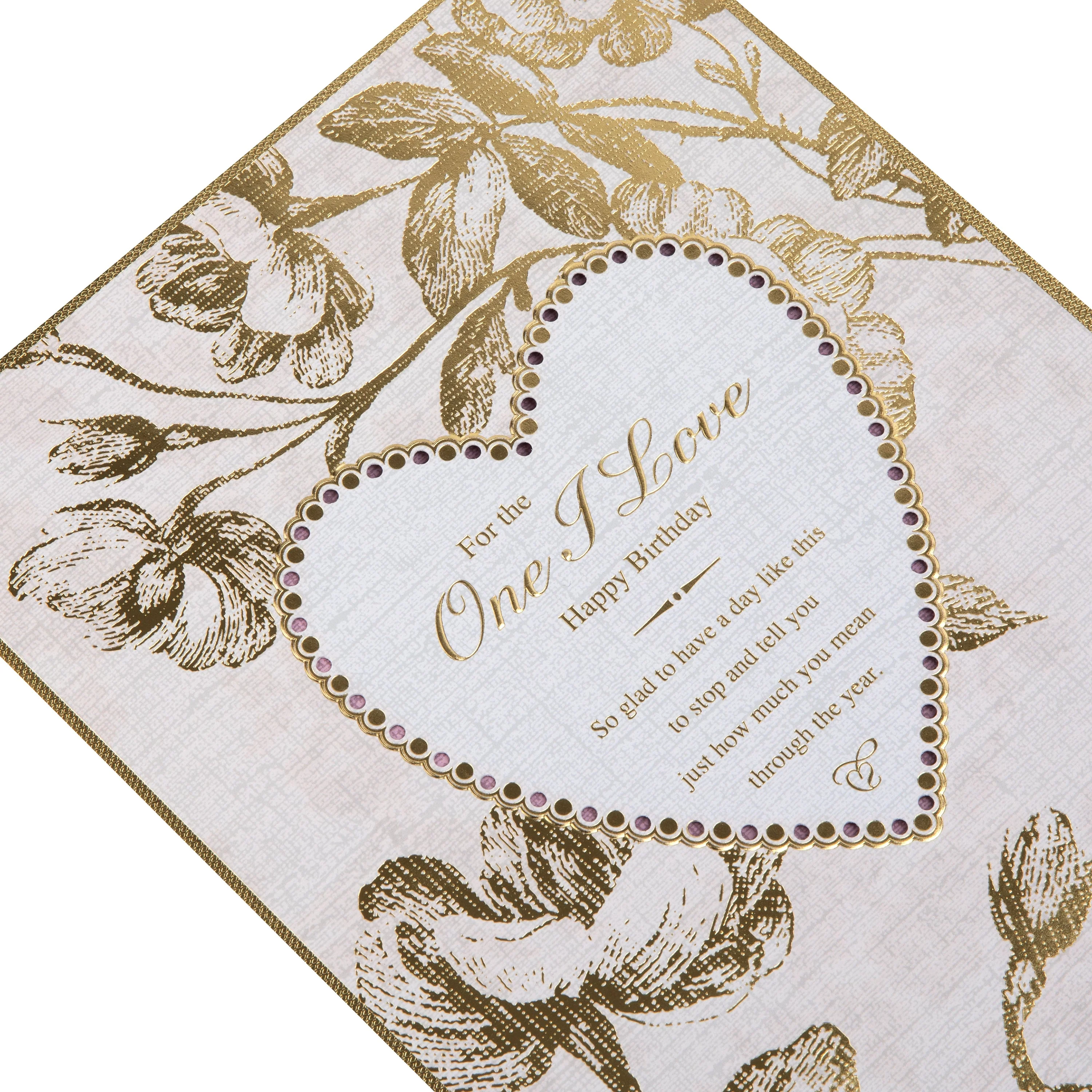 Birthday Card for One I Love - Intricate Traditional Floral Design - Image 6