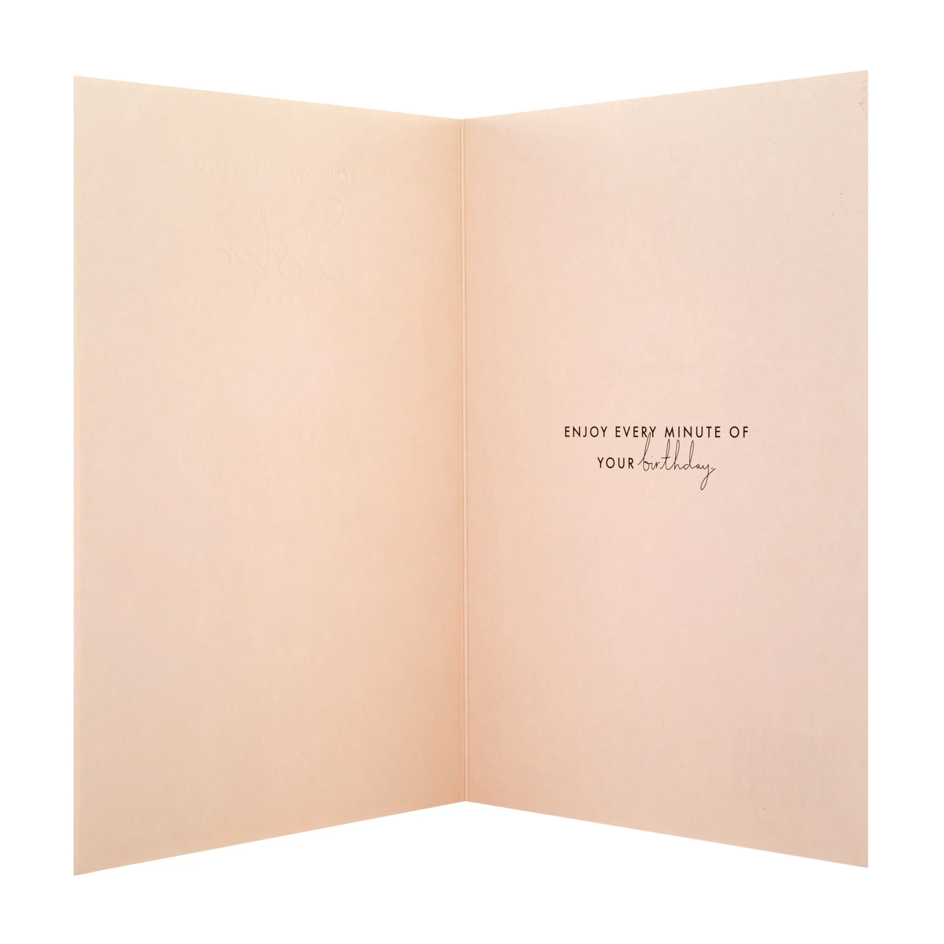 Birthday Card for Sister - Contemporary Photographic Design - Image 2
