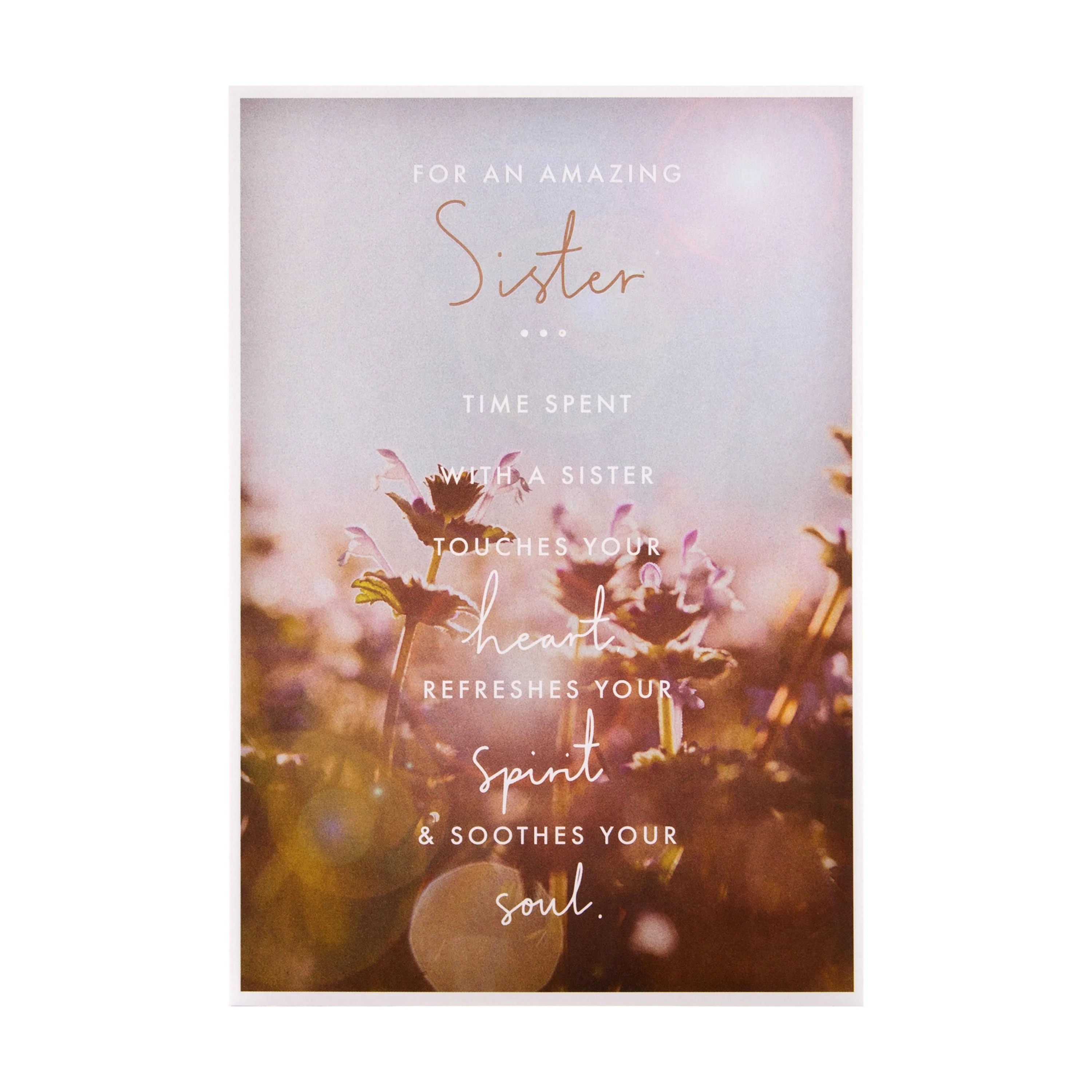 Birthday Card for Sister - Contemporary Photographic Design - Image 3