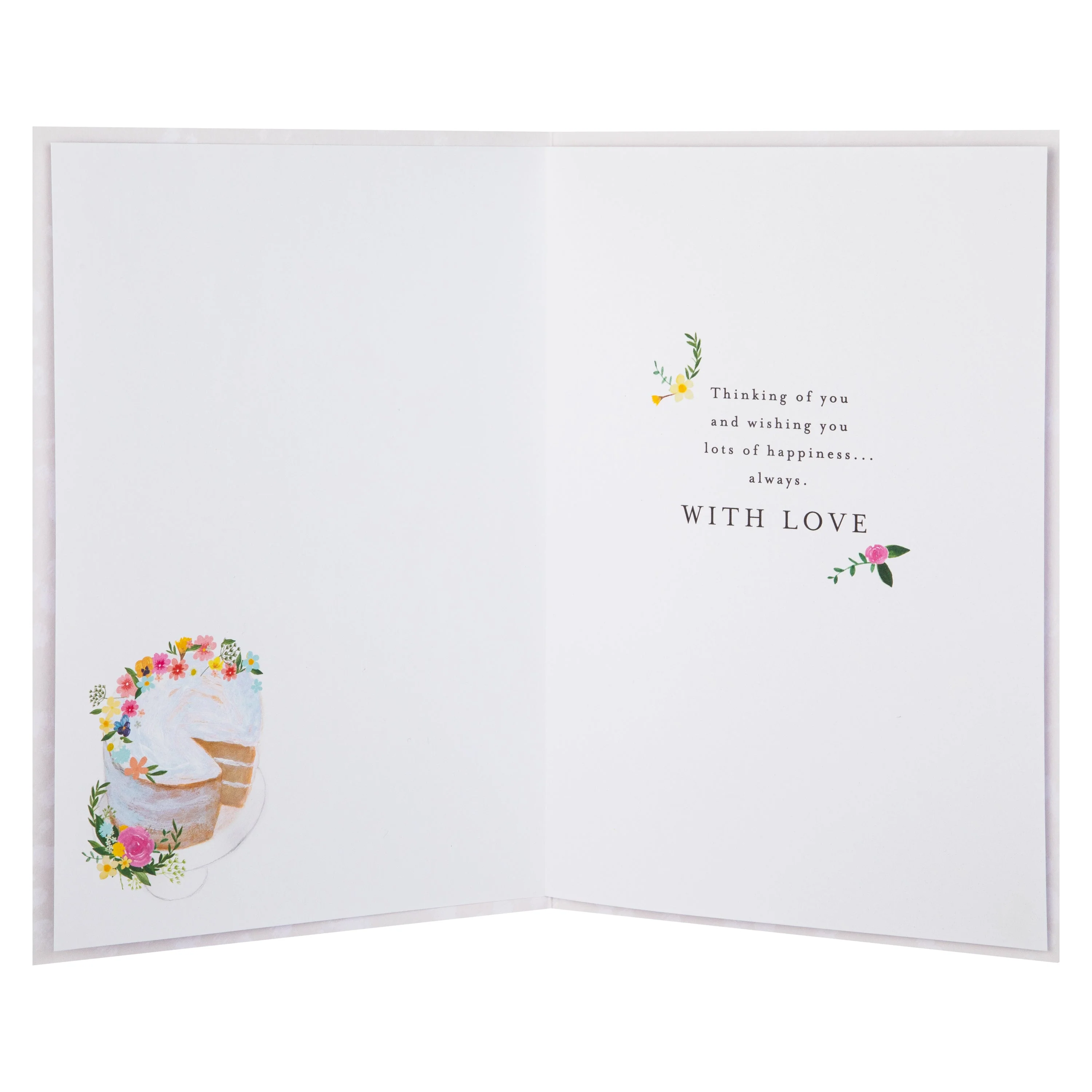 Birthday Card for Sister - Lucy Cromwell Cake, Tea & Flowers Design - Image 2