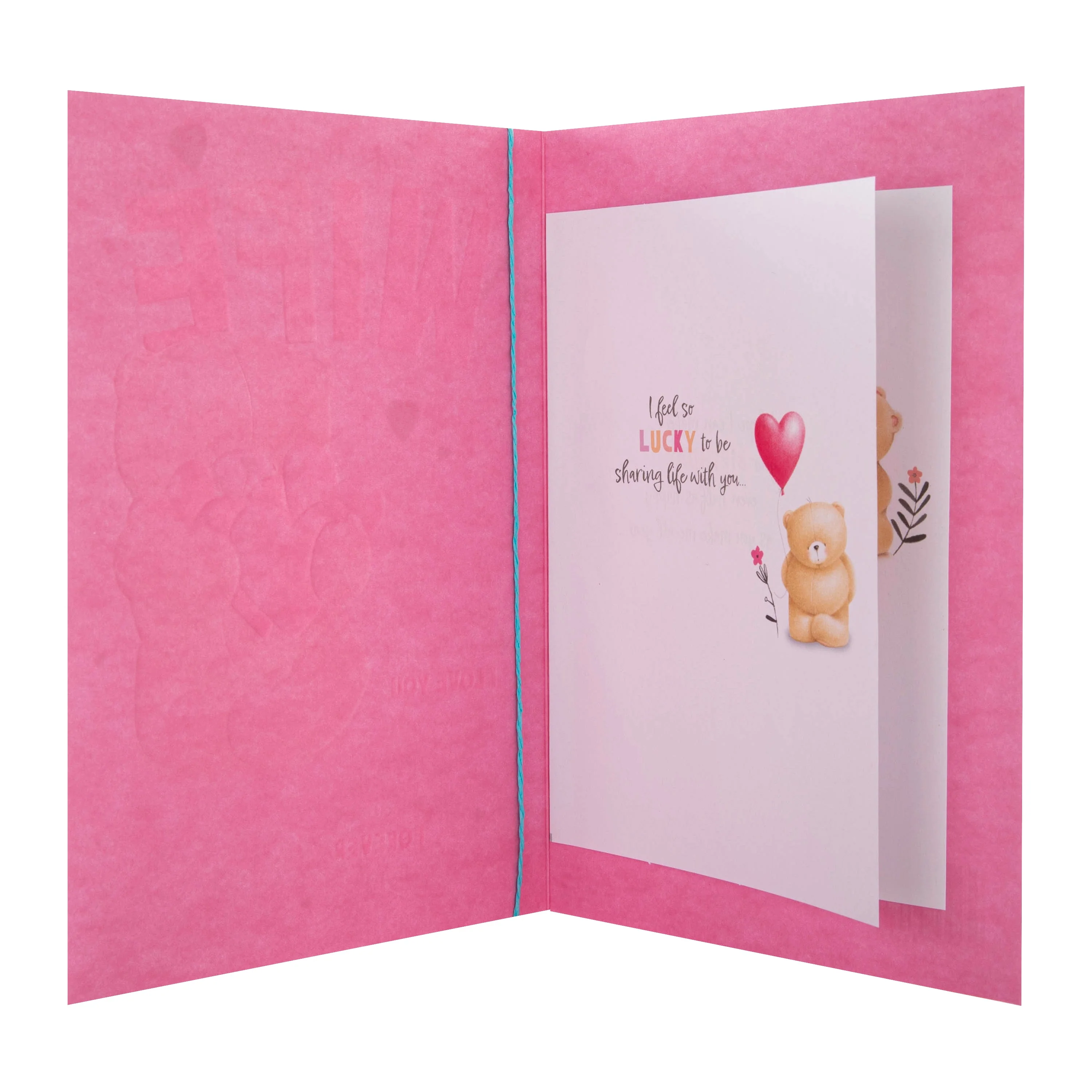 Birthday Card for Wife - Forever Friends Poem Design - Image 3