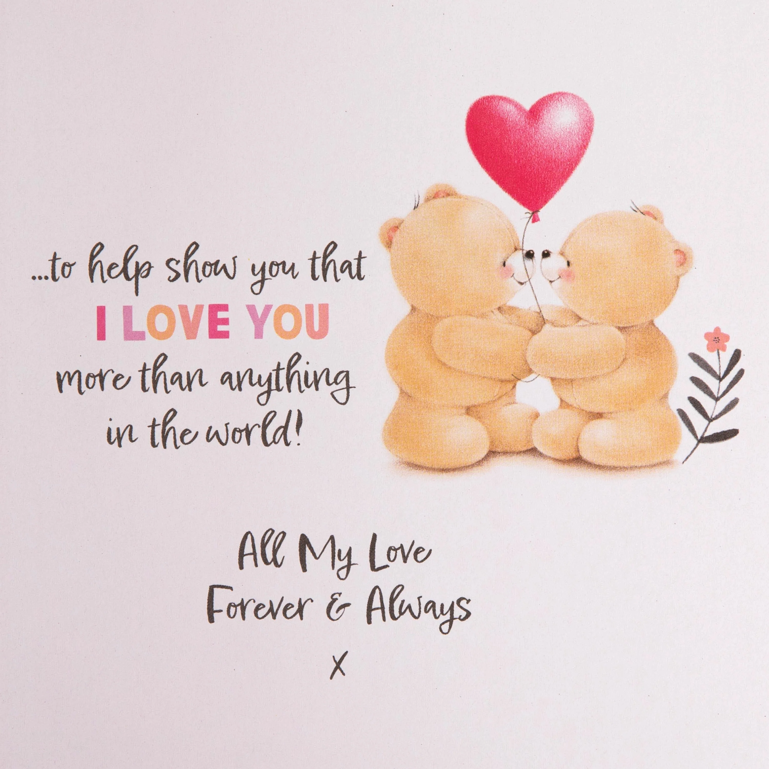 Birthday Card for Wife - Forever Friends Poem Design - Image 4