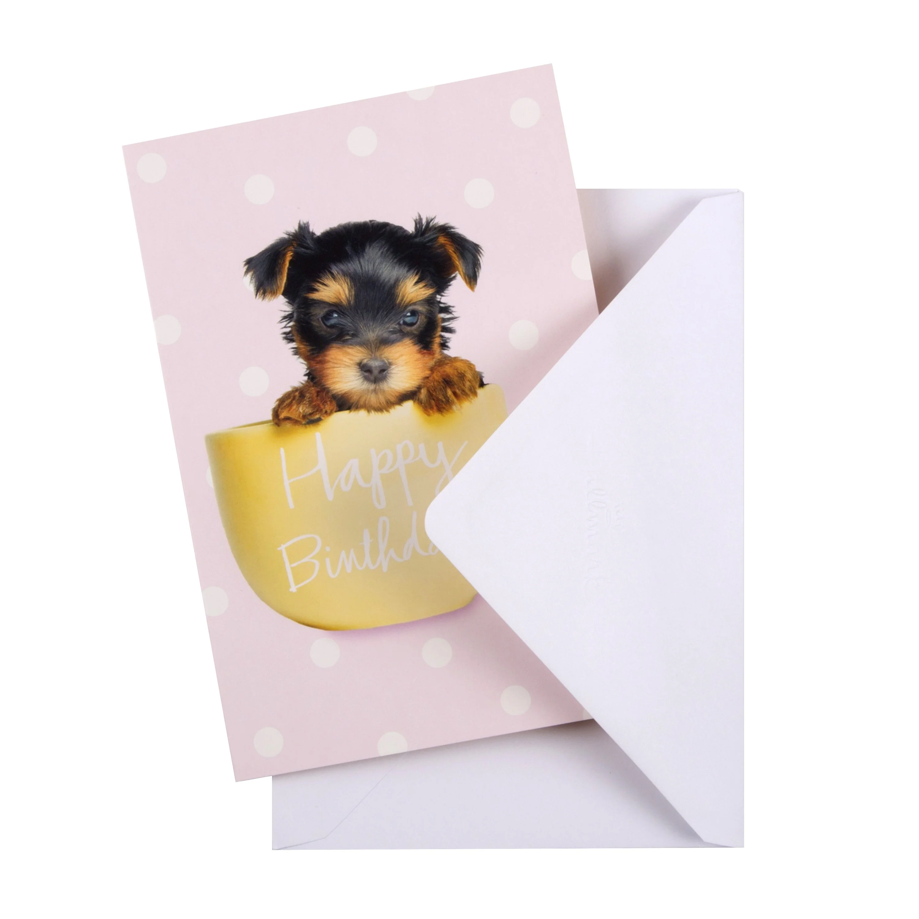 Birthday Card from Hallmark - Pup in a Cup Design - Image 2